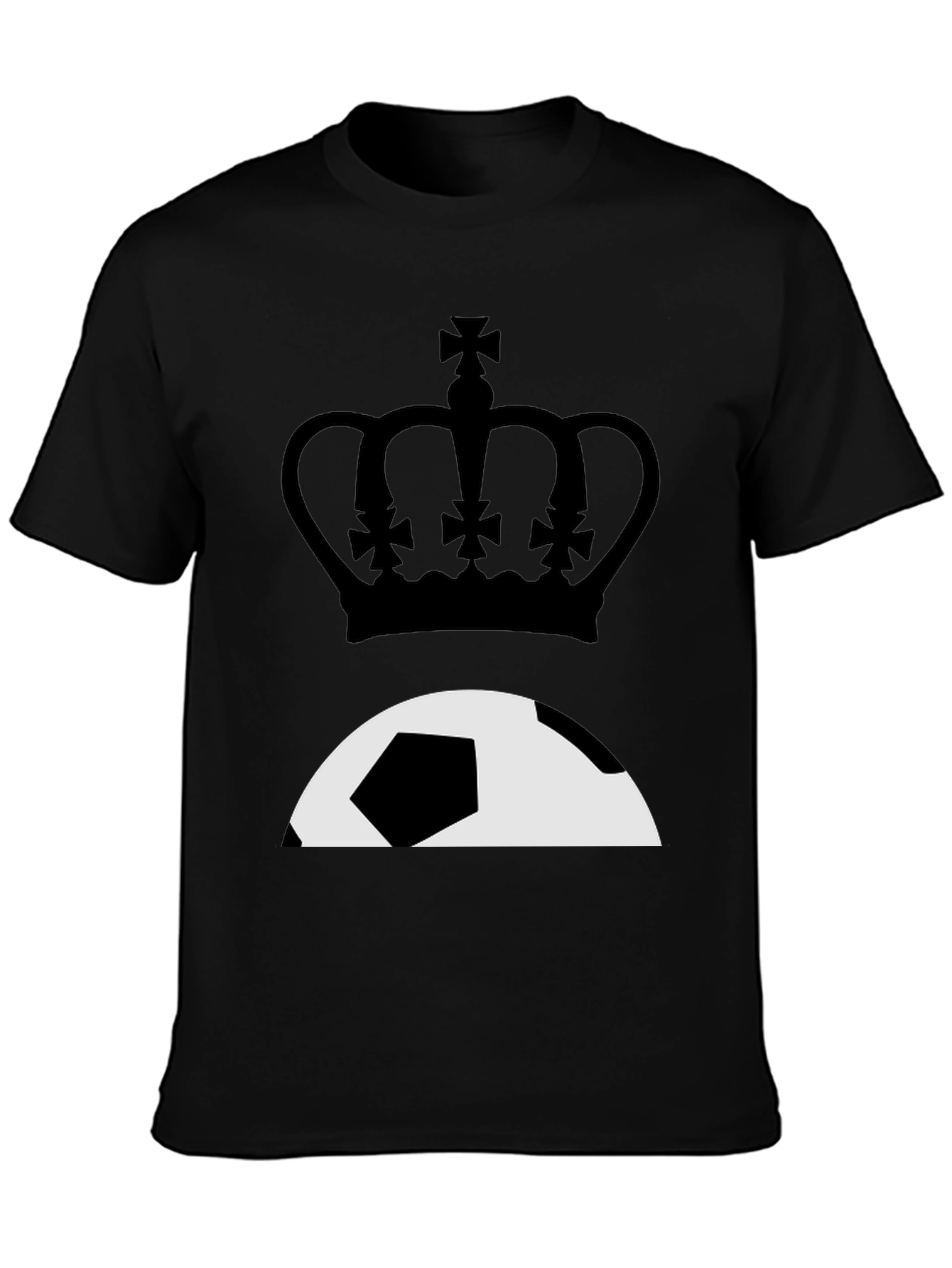 Soccer King Black T-Shirt