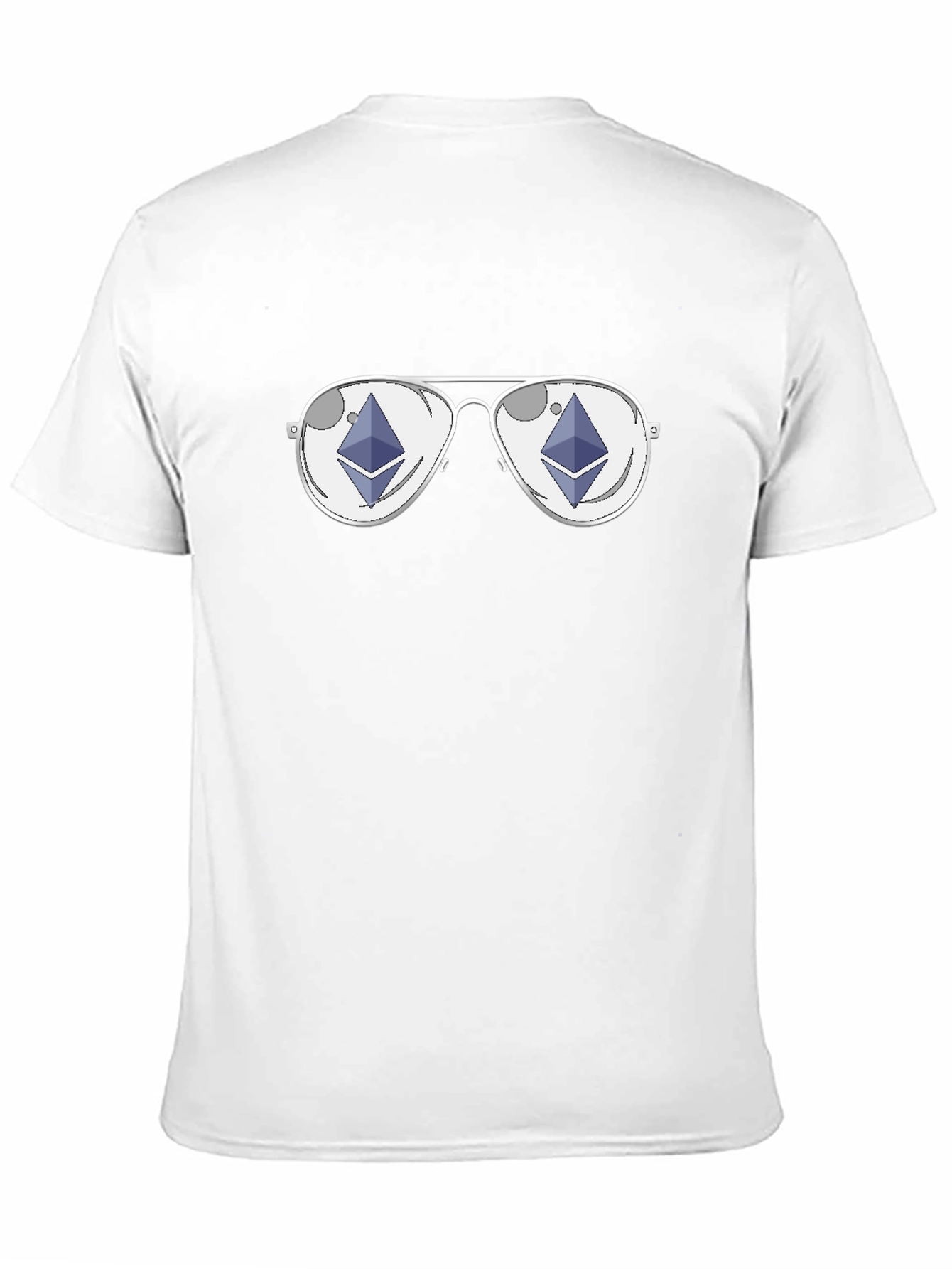 Ethereum Sunglasses Black T-Shirt