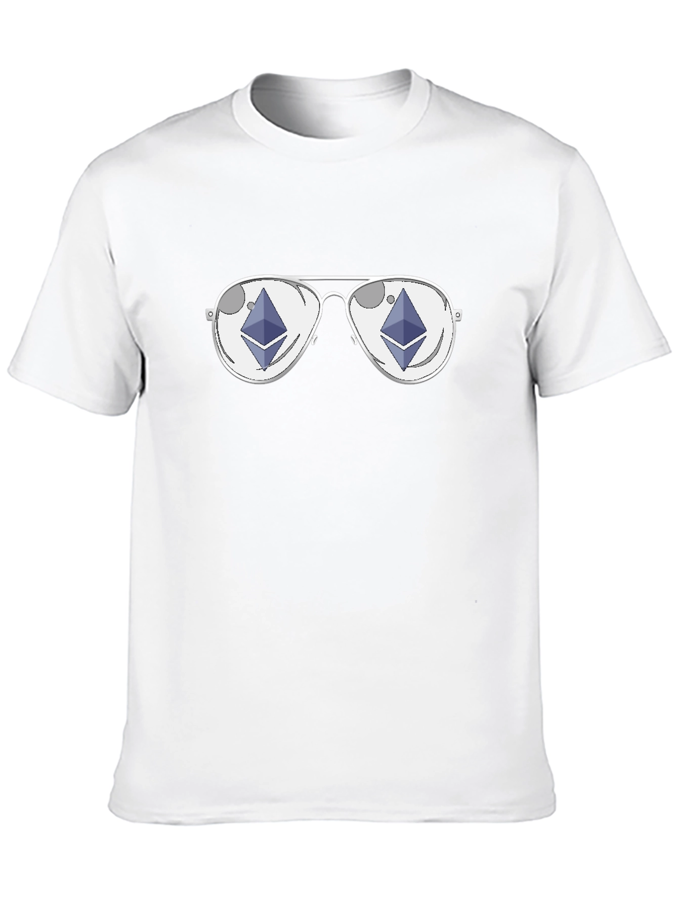 Ethereum Sunglasses Black T-Shirt