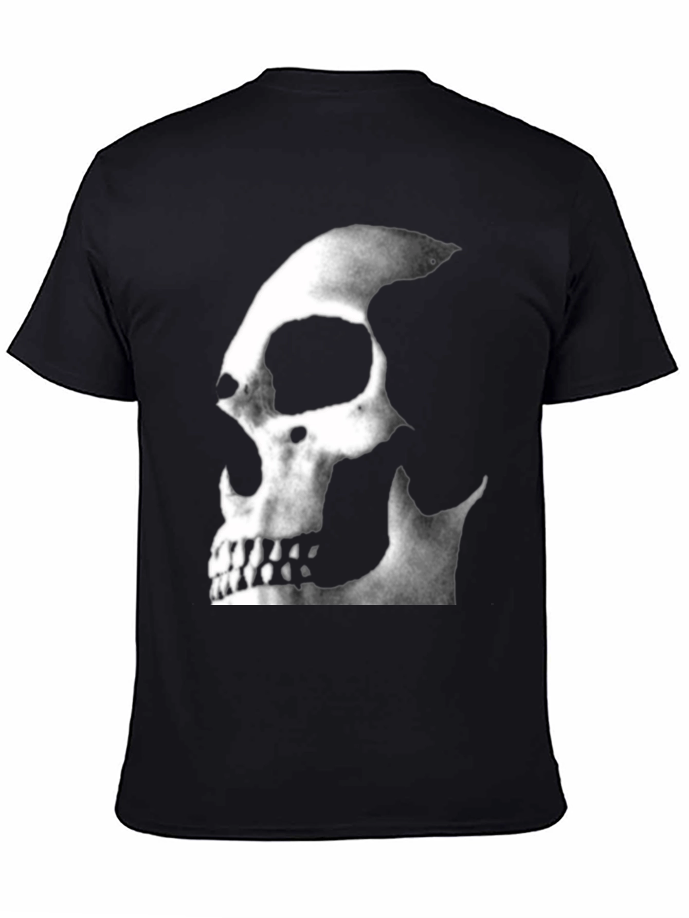 Black Skull Graphic T-Shirt