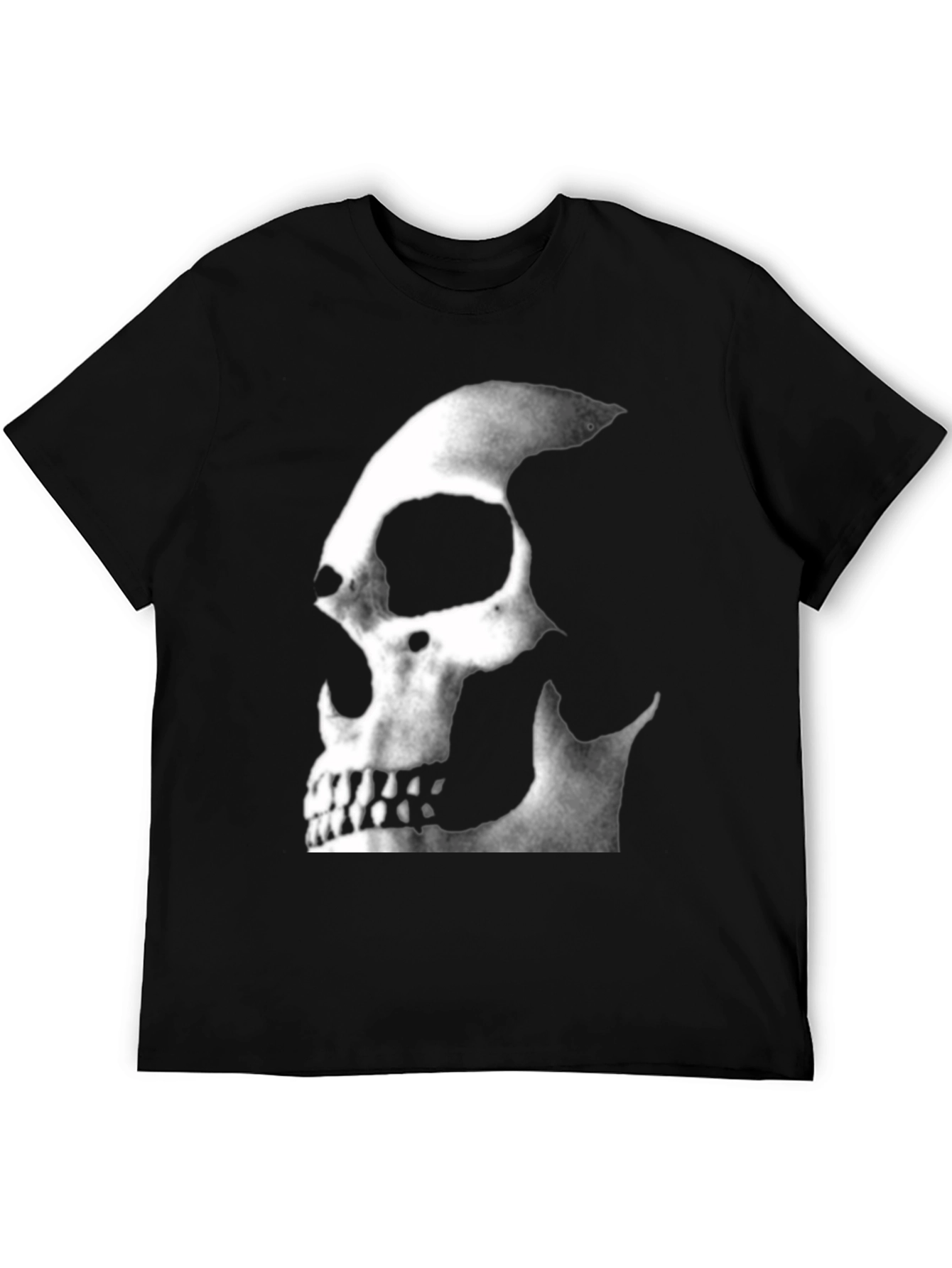 Black Skull Graphic T-Shirt