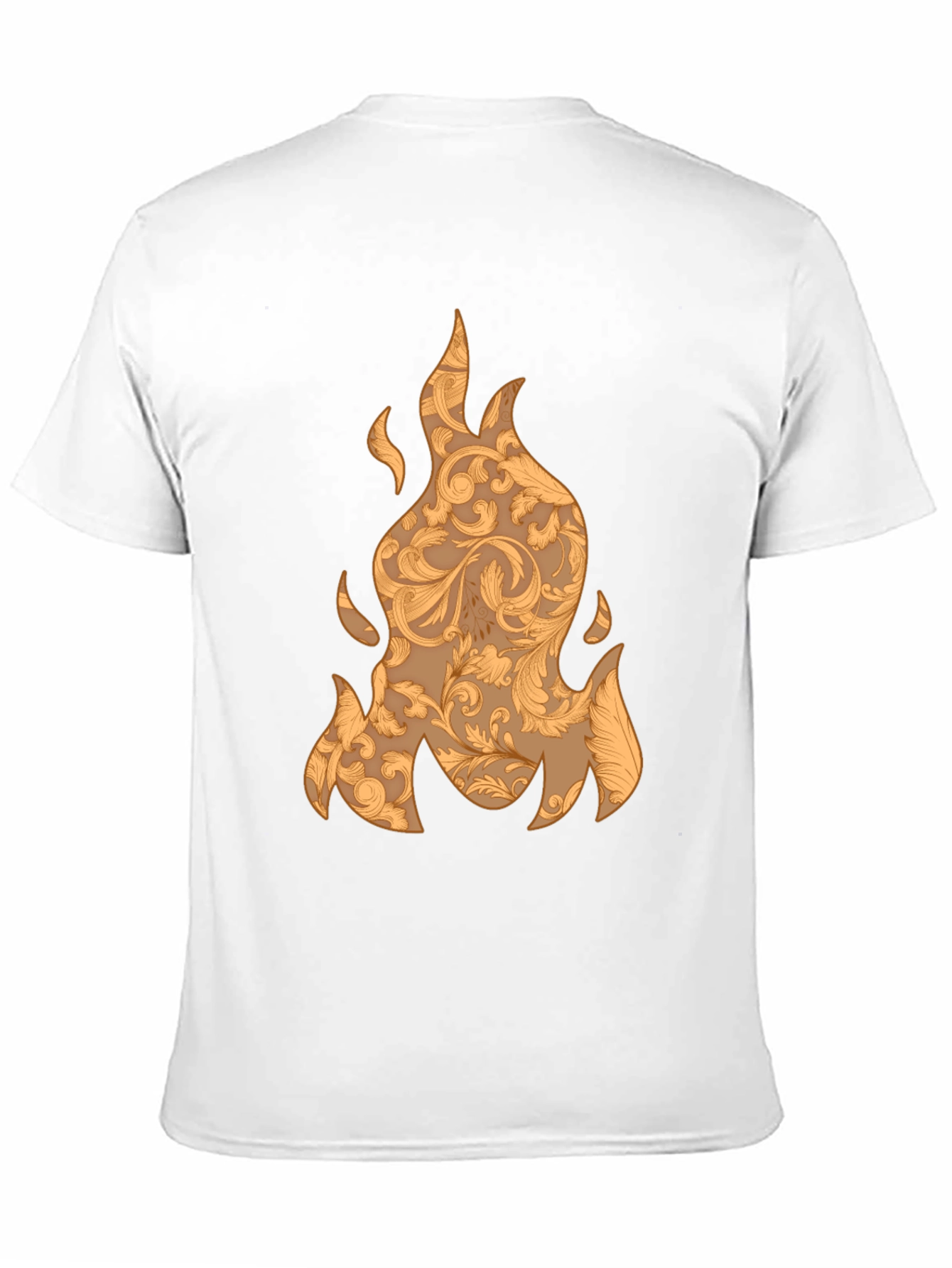 Flame Pattern Graphic T-Shirt