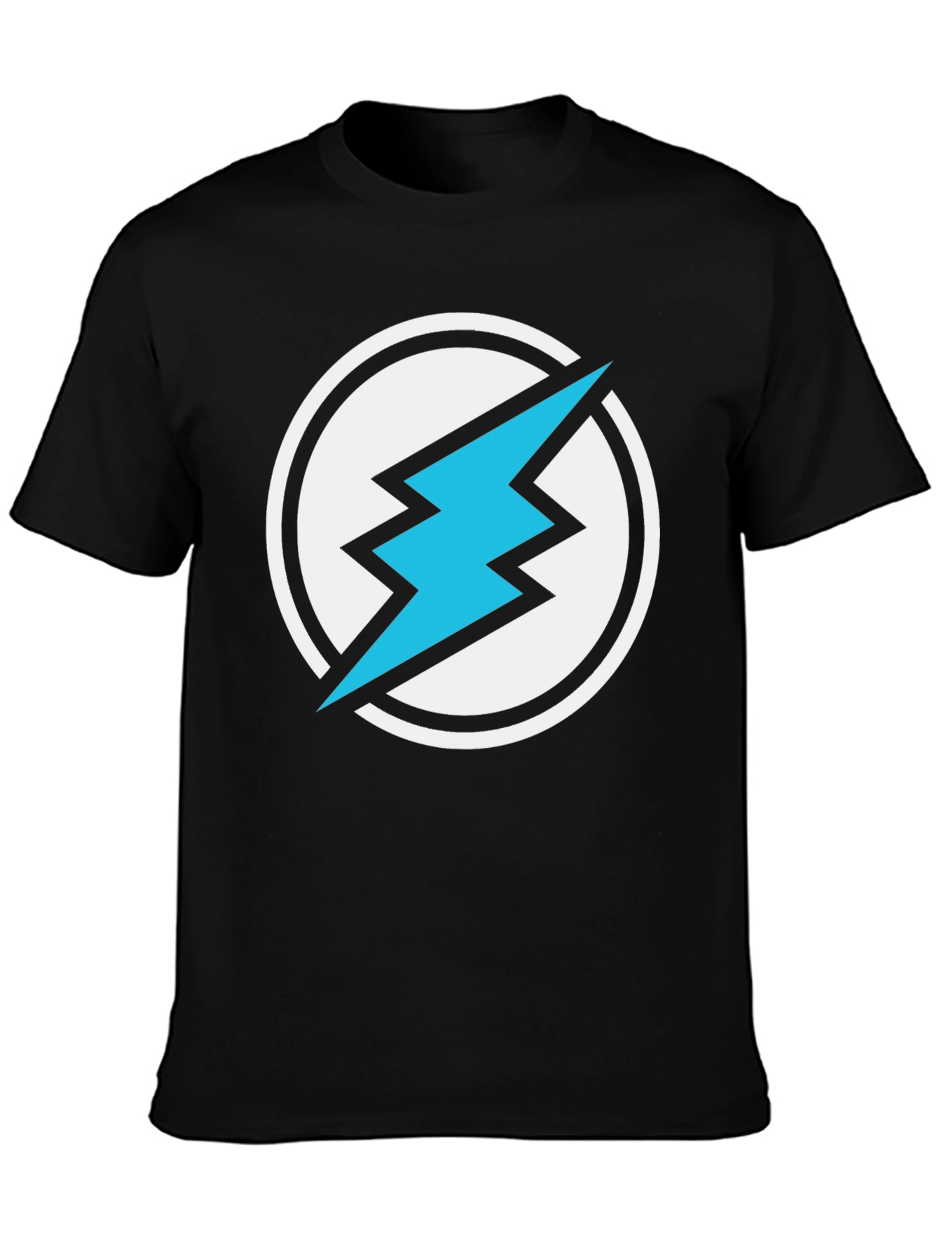 Electric Bolt T-Shirt - Black Graphic Tee