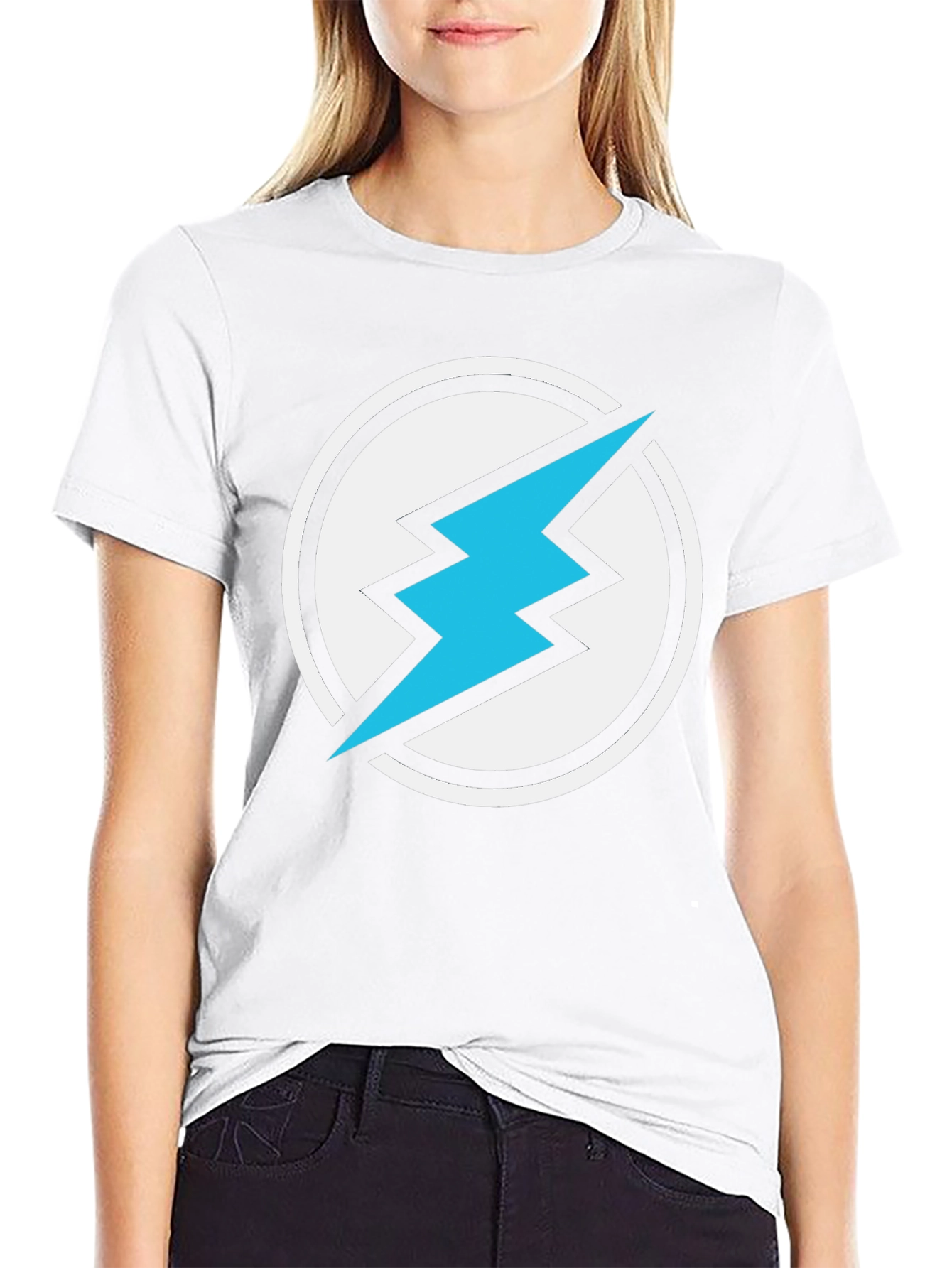 Electric Bolt T-Shirt - Black Graphic Tee
