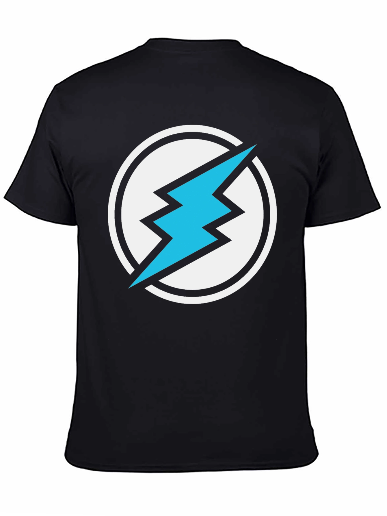 Electric Bolt T-Shirt - Black Graphic Tee