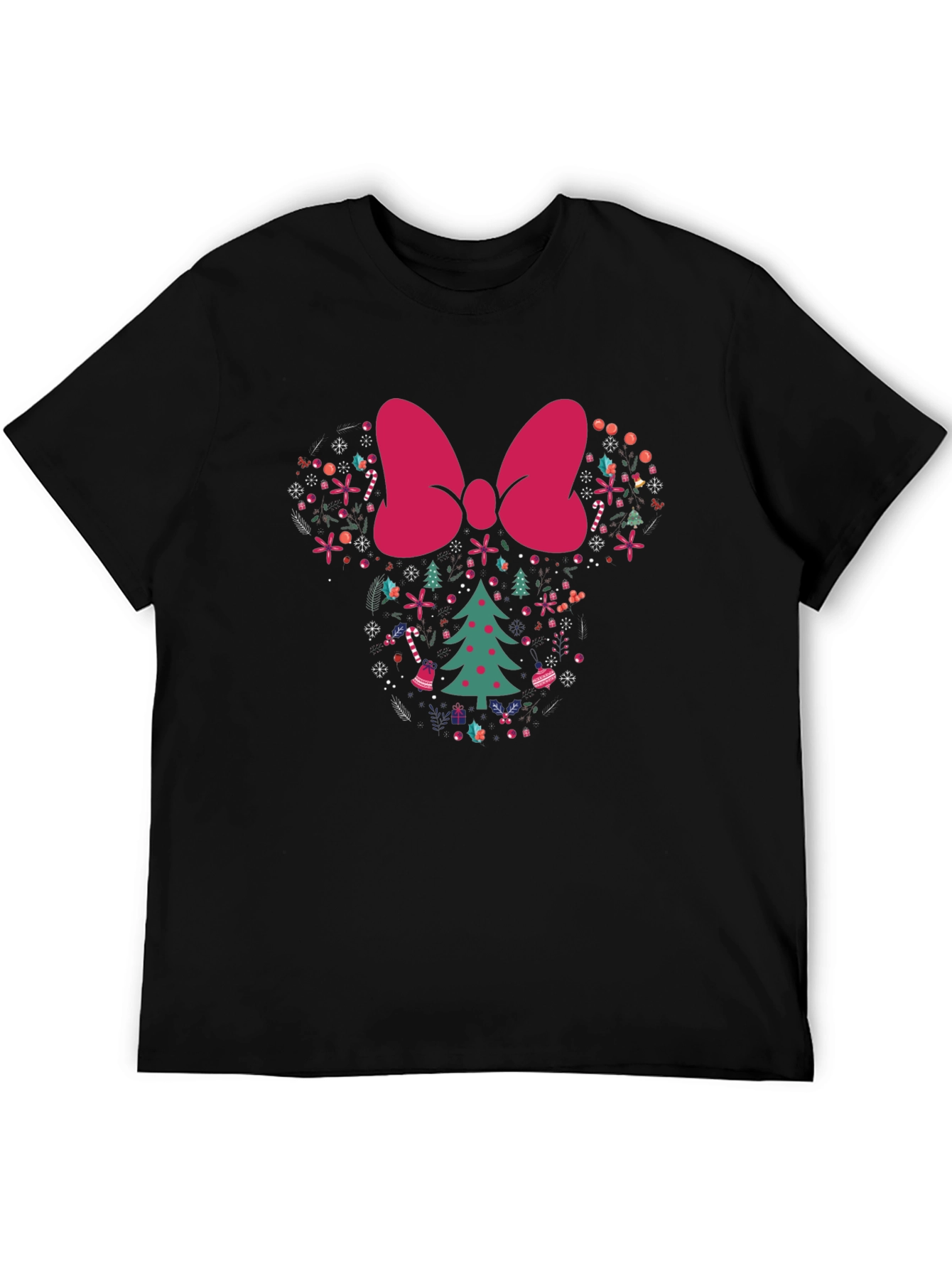 Festive Minnie Mouse Christmas Tree T-Shirt