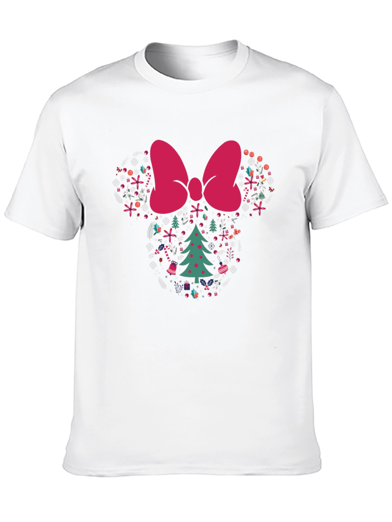 Festive Minnie Mouse Christmas Tree T-Shirt