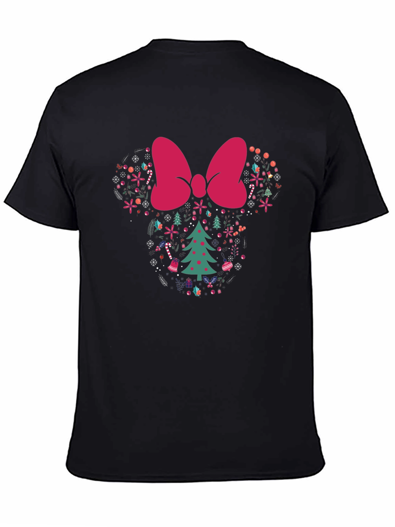 Festive Minnie Mouse Christmas Tree T-Shirt