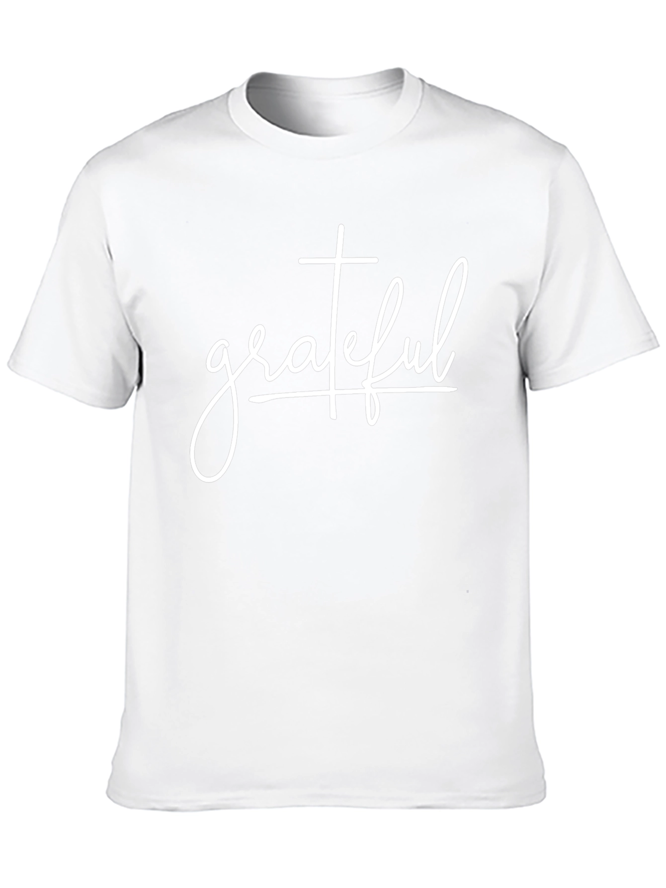 Grateful Graphic Tee - Classic Black Comfort