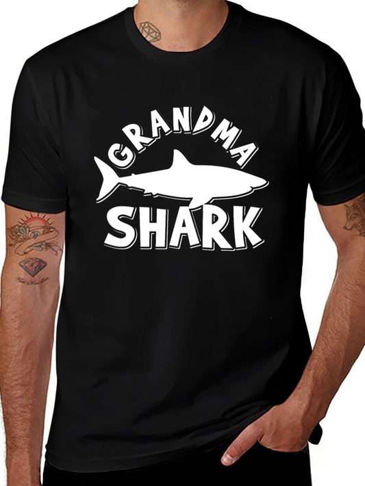 Grandma Shark Graphic T-Shirt