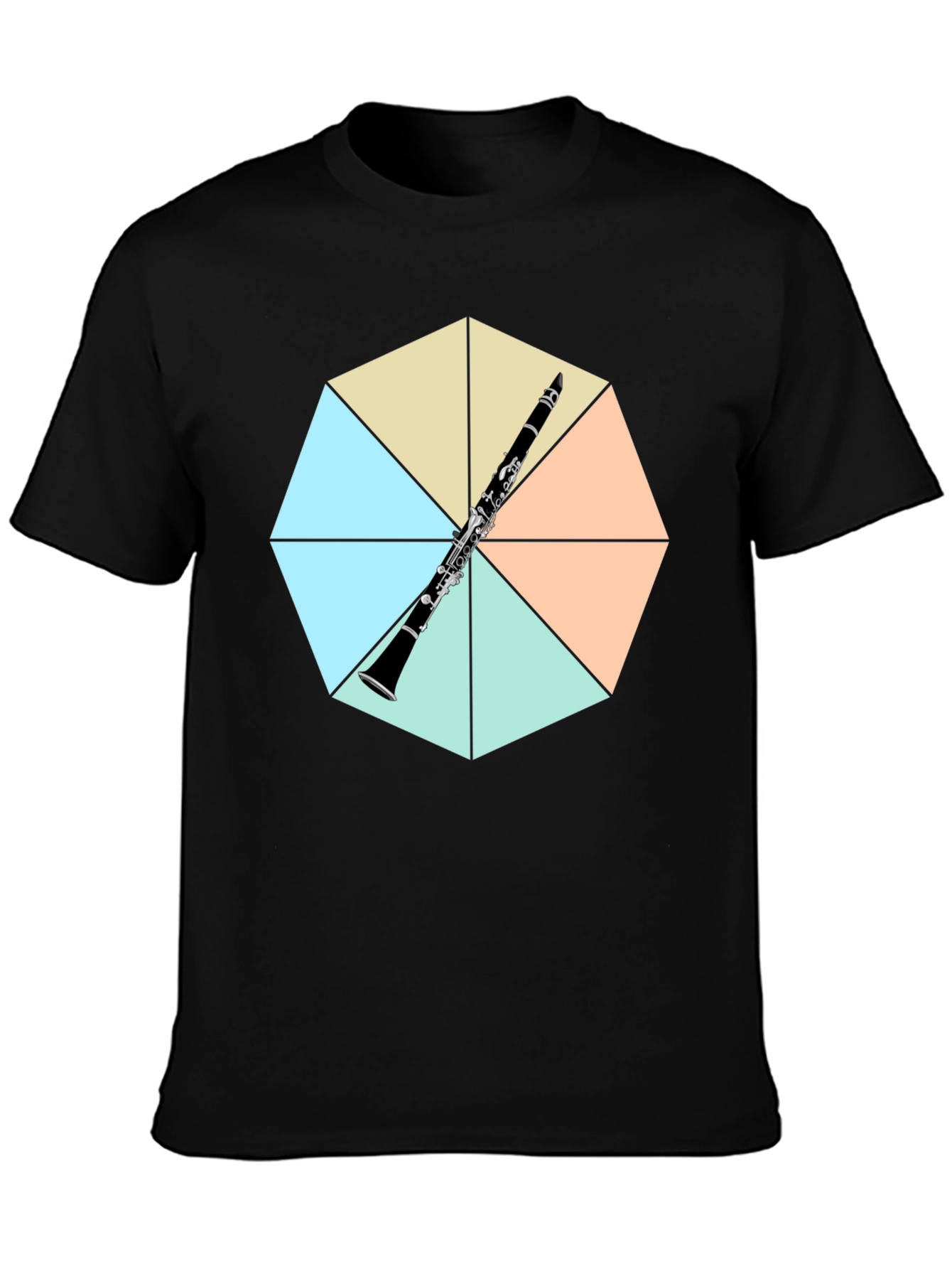 Clarinet Graphic Tee - Unique Music Lovers Shirt
