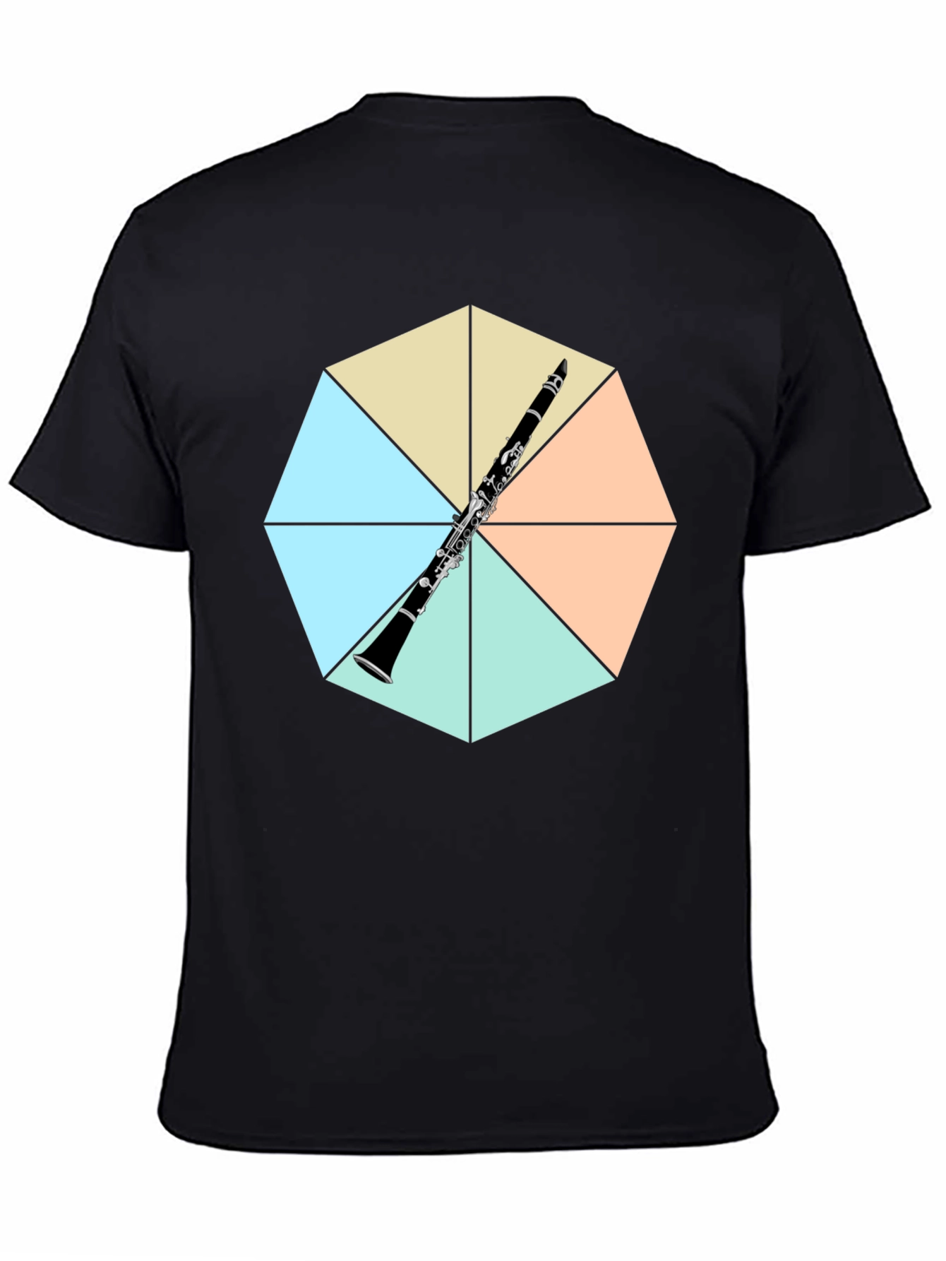 Clarinet Graphic Tee - Unique Music Lovers Shirt