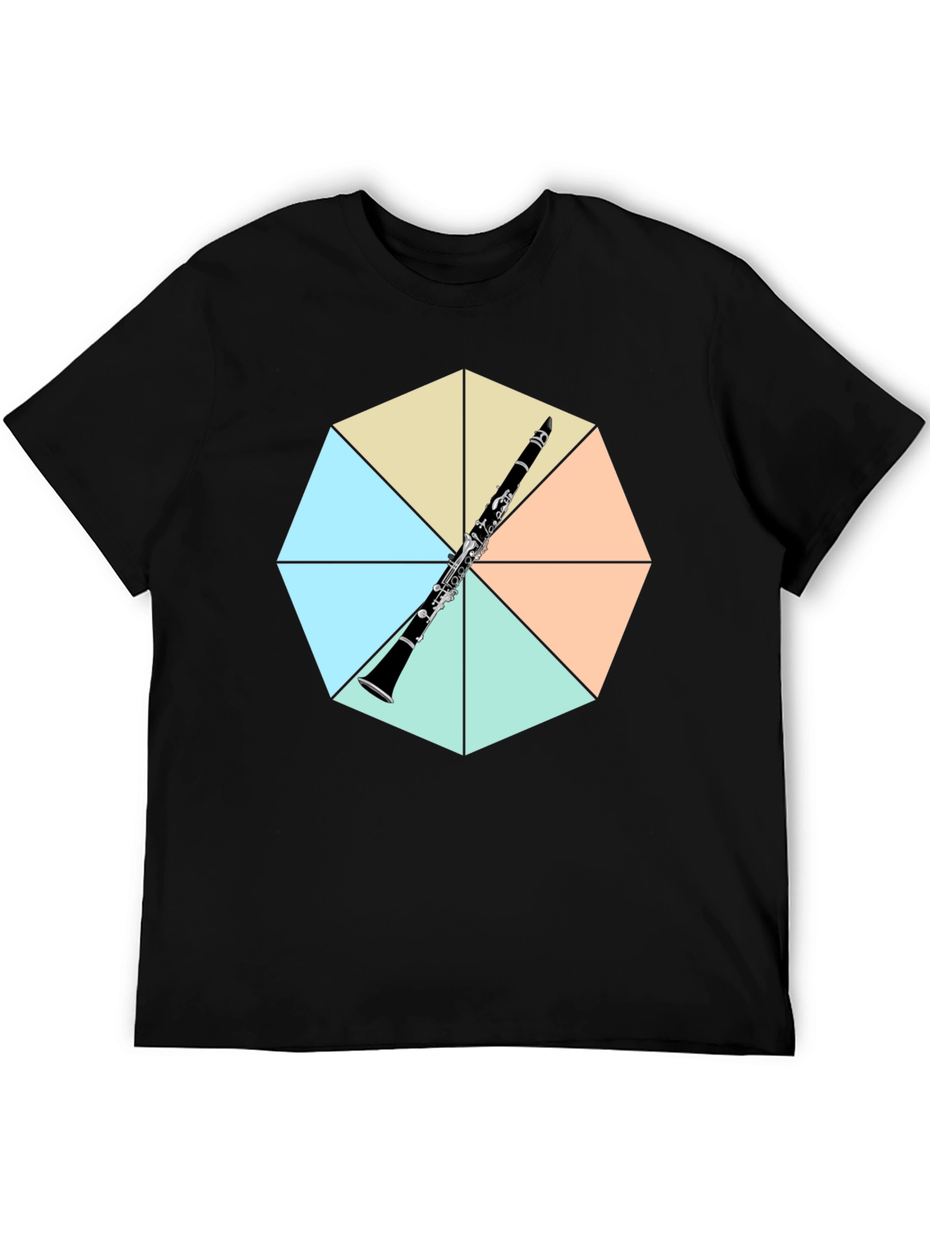 Clarinet Graphic Tee - Unique Music Lovers Shirt