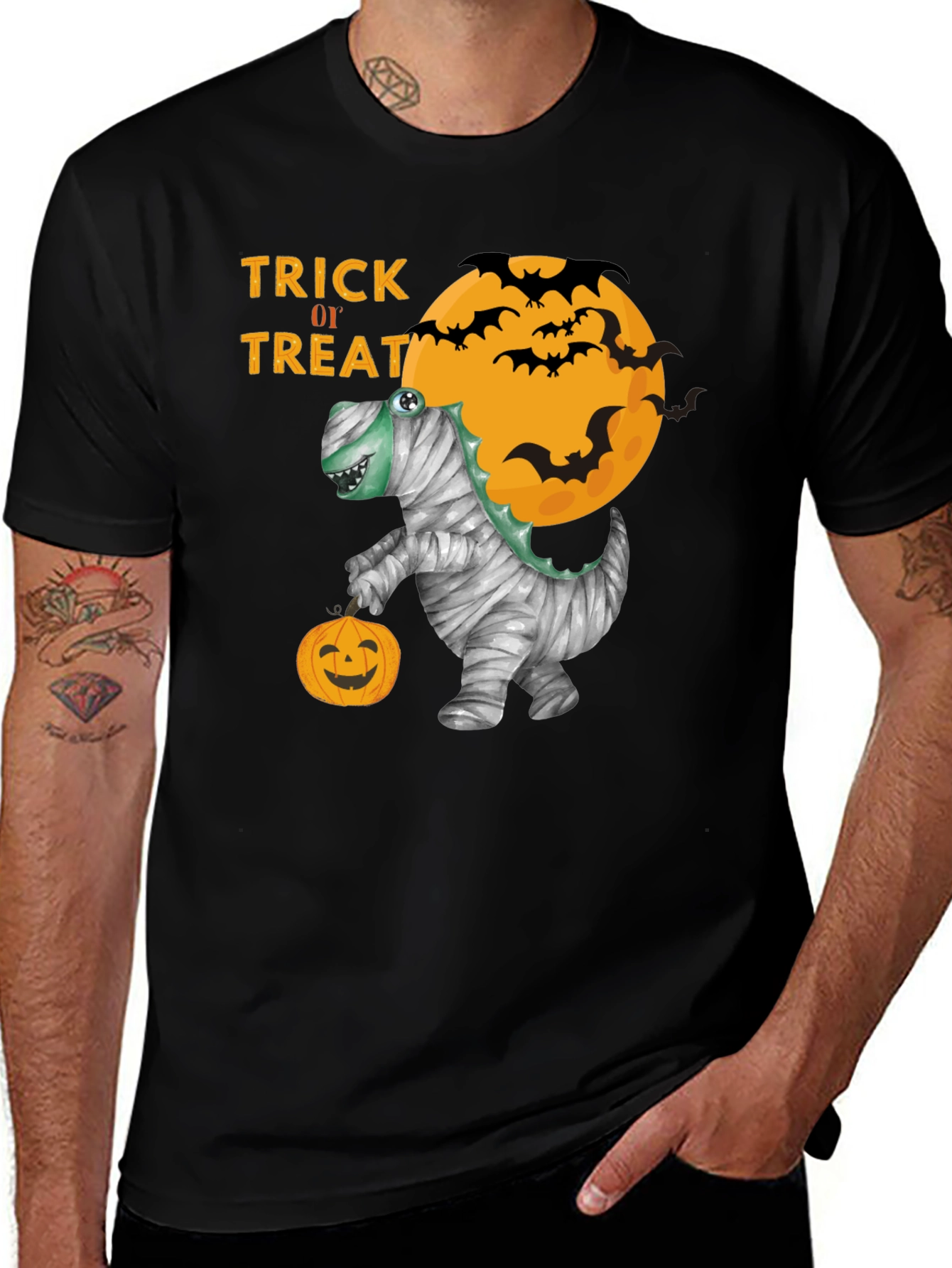 Halloween Mummy Dinosaur T-Shirt