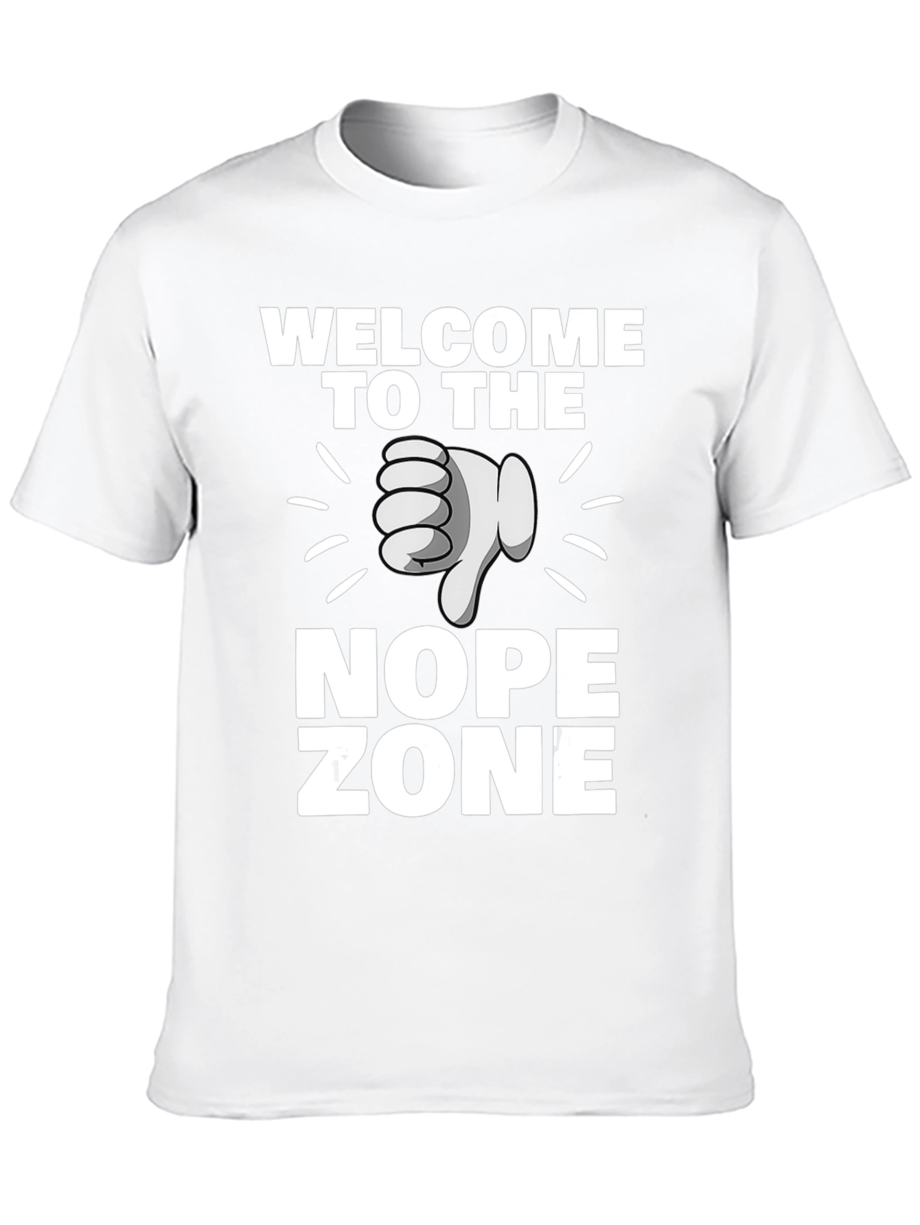 Welcome to the Nope Zone Black T-Shirt