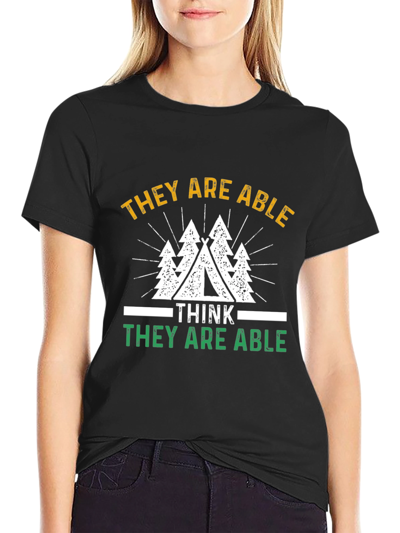 Camping Graphic T-Shirt - They Are Able