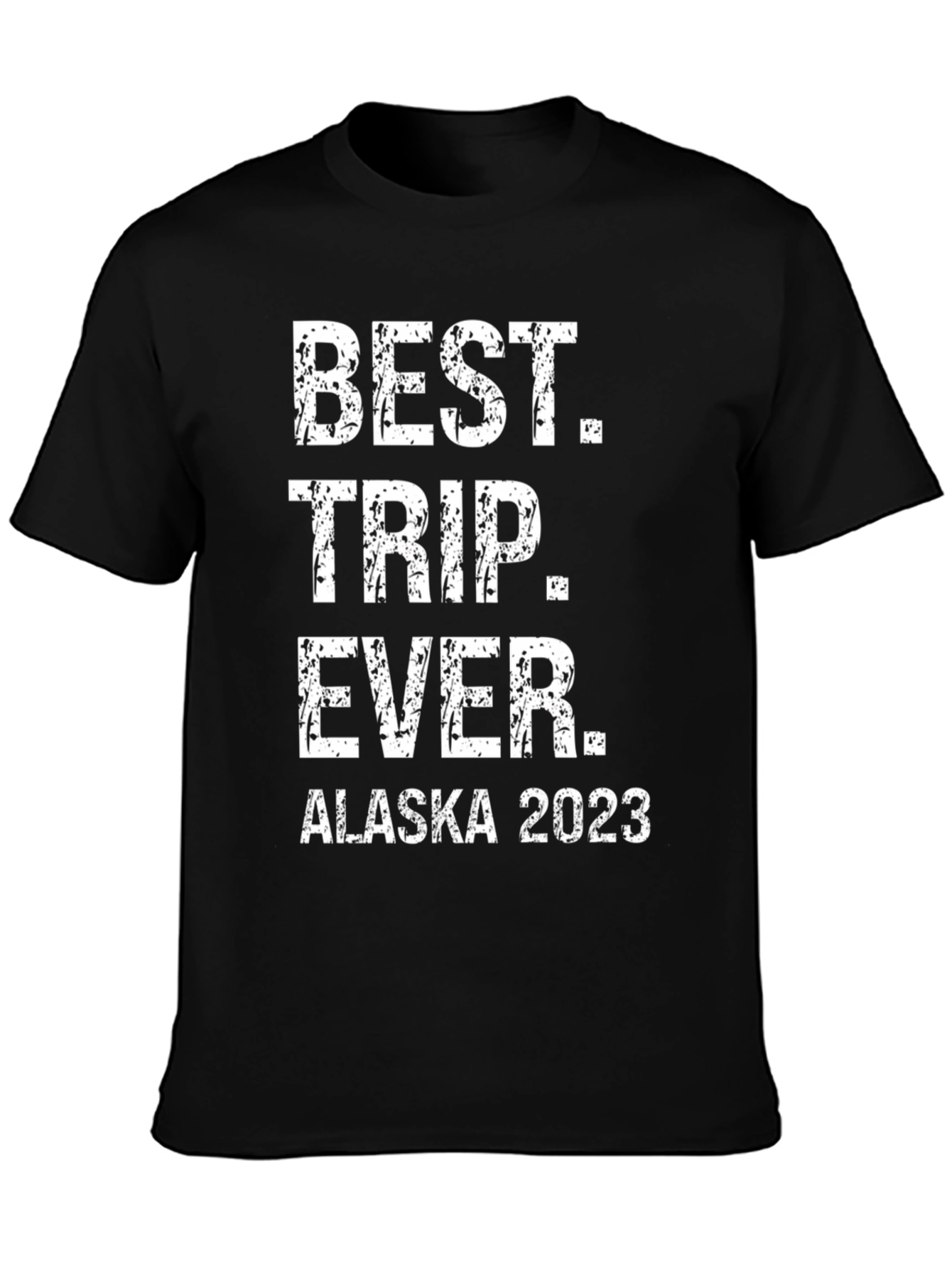 Alaska 2023 Best Trip Ever Black T-Shirt