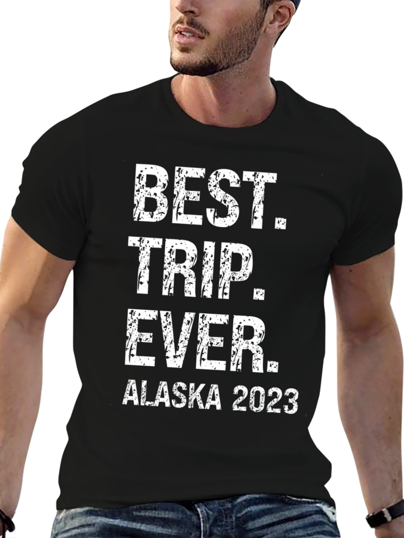 Alaska 2023 Best Trip Ever Black T-Shirt