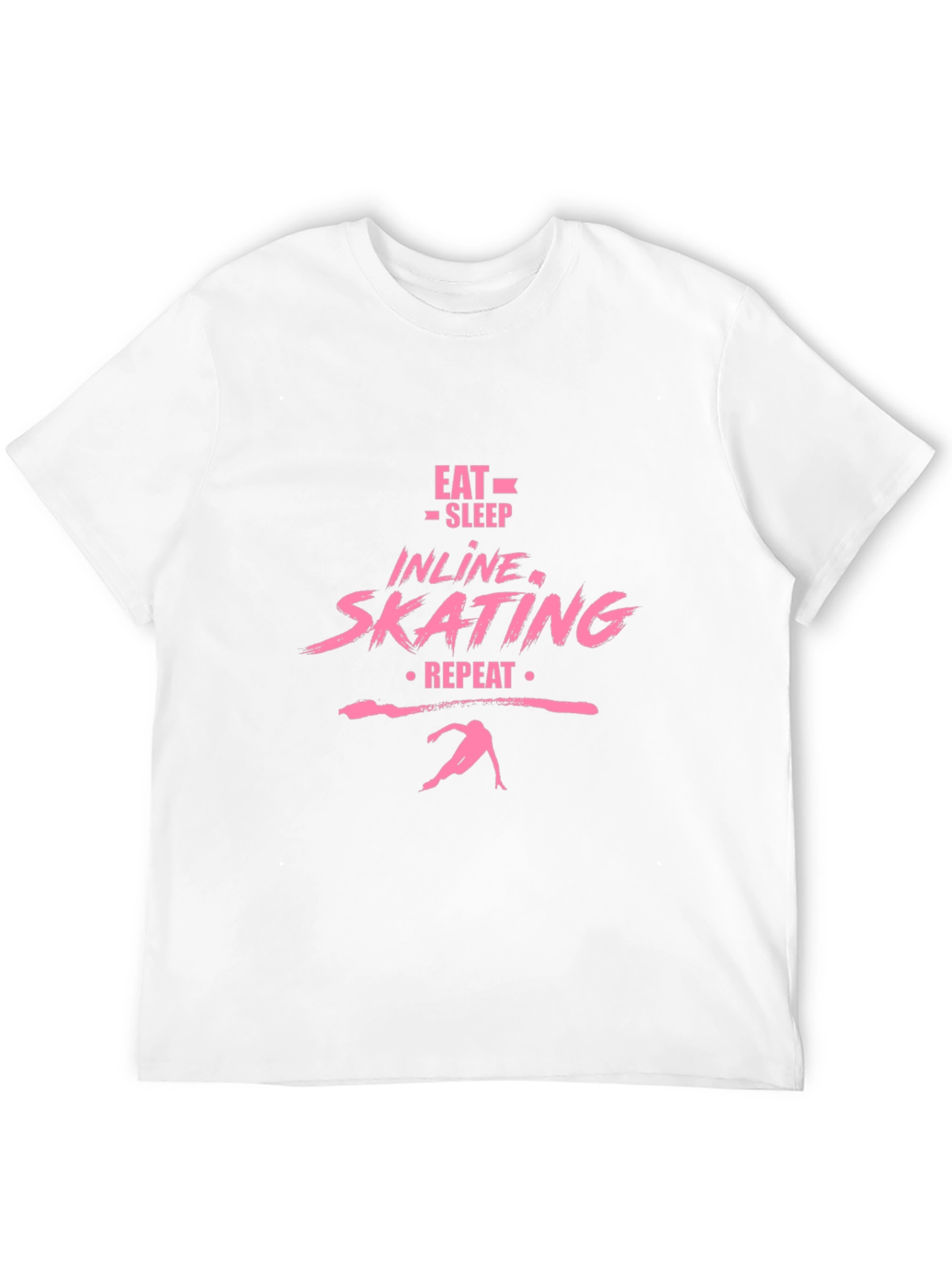 Eat Sleep Inline Skating Repeat Black T-Shirt