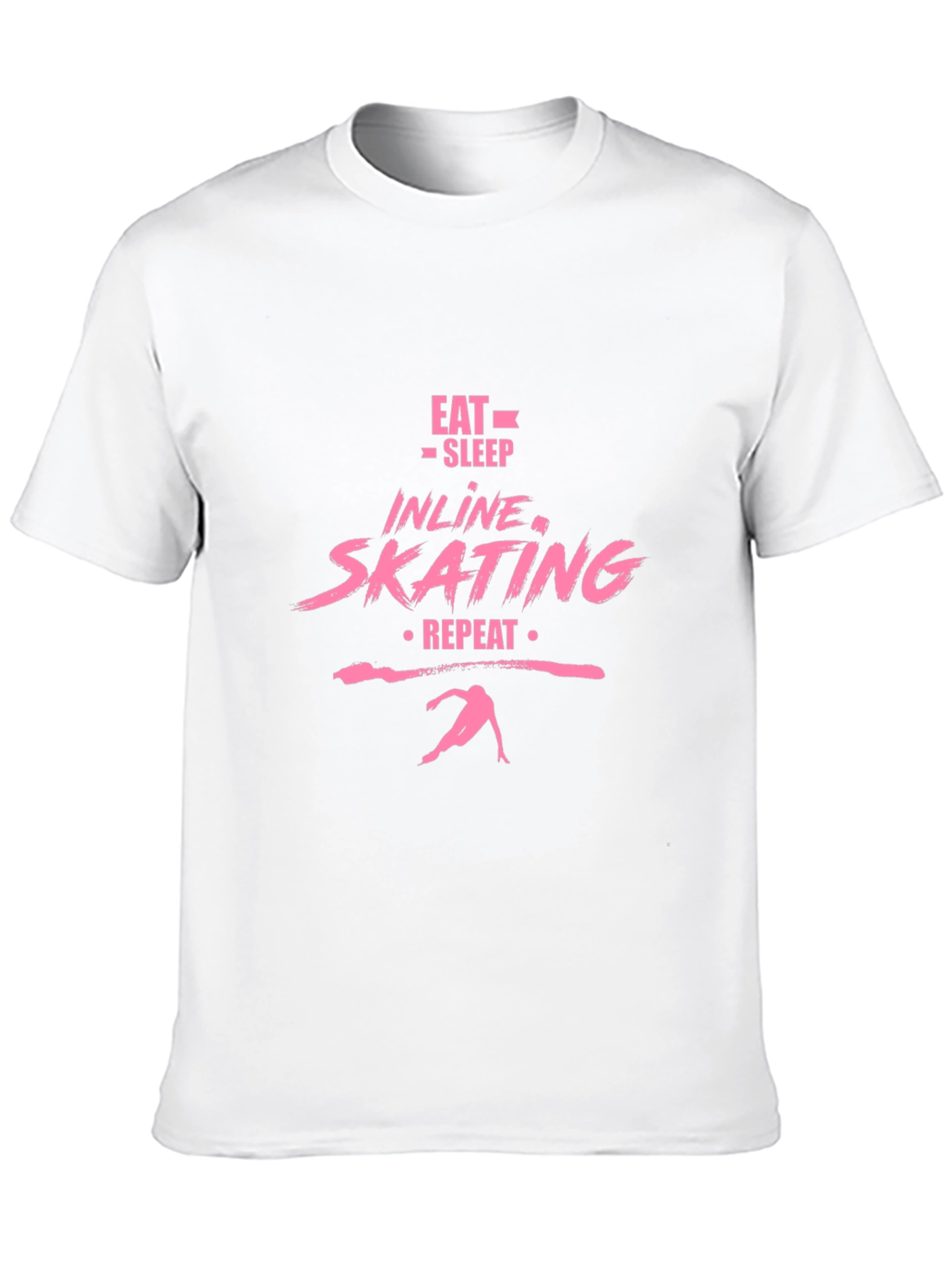 Eat Sleep Inline Skating Repeat Black T-Shirt
