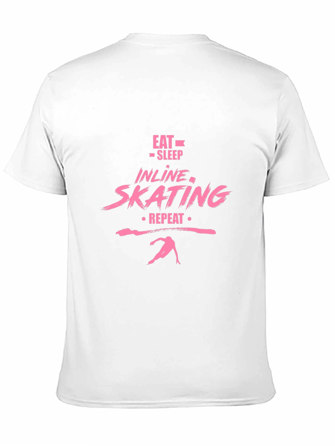 Eat Sleep Inline Skating Repeat Black T-Shirt