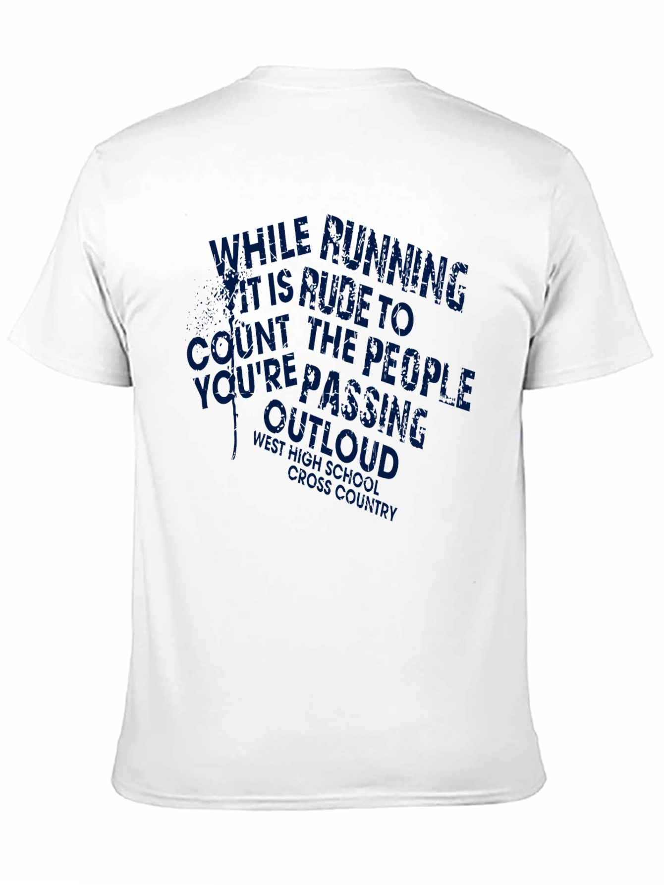 Running Joke Graphic Tee - Rude To Count Outloud