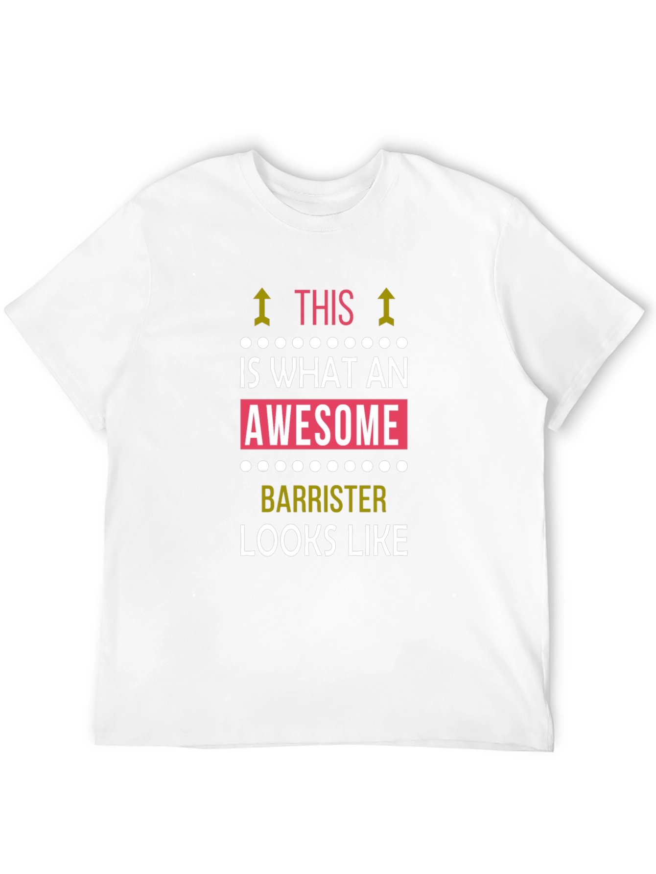 Awesome Barrister T-Shirt - Black Cotton Tee