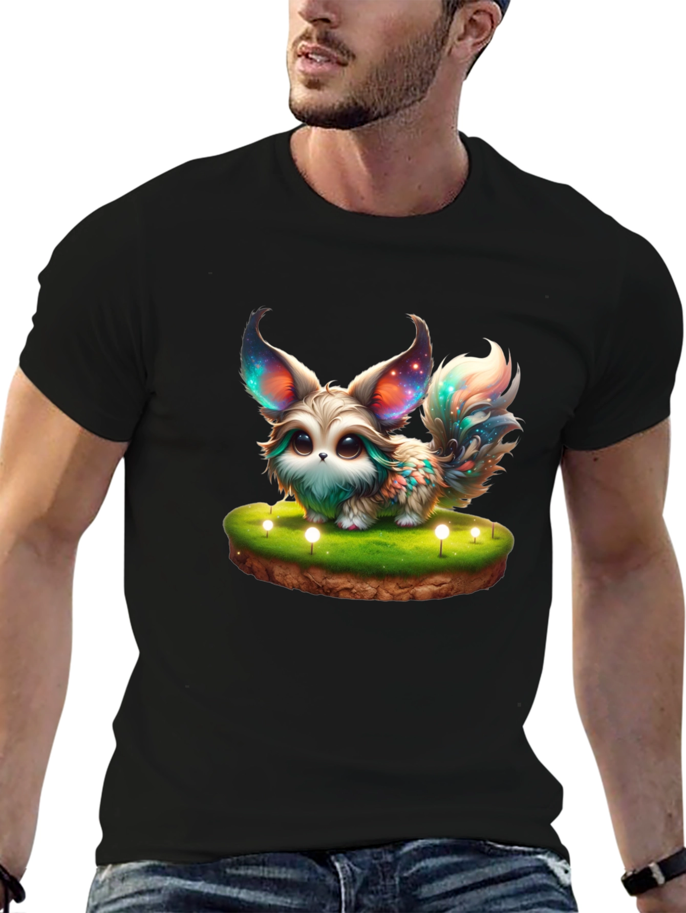 Cosmic Fennec Fox Graphic Tee - Unique Design
