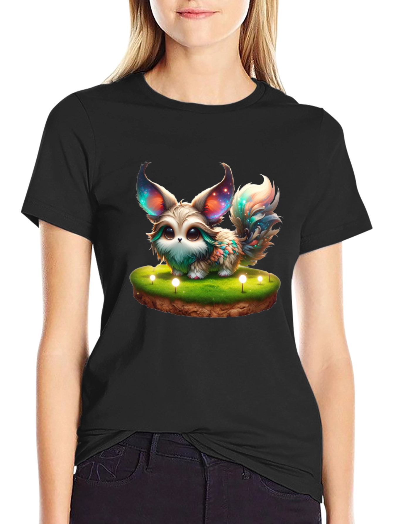 Cosmic Fennec Fox Graphic Tee - Unique Design