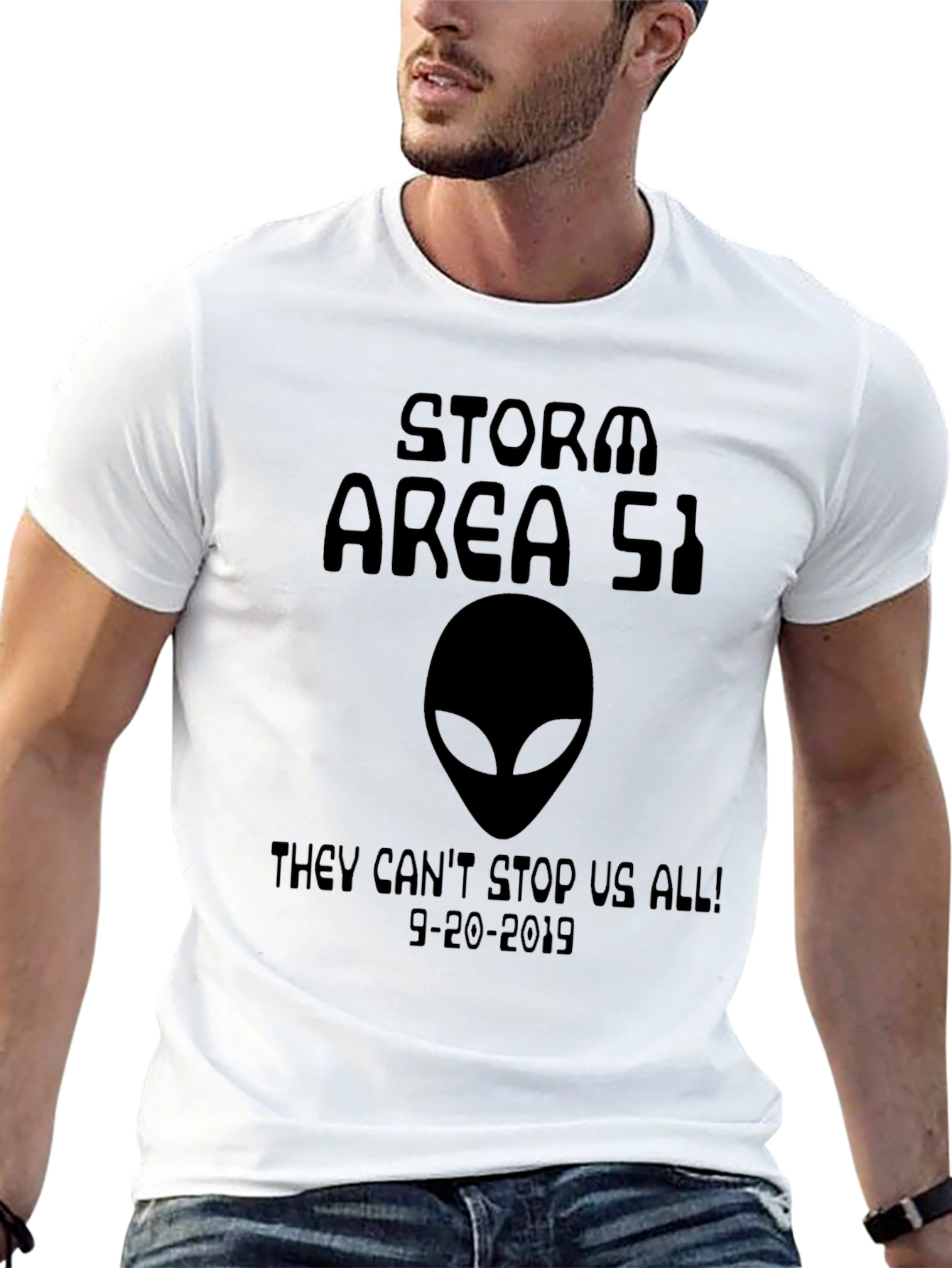 Storm Area 51 Black Graphic Tee