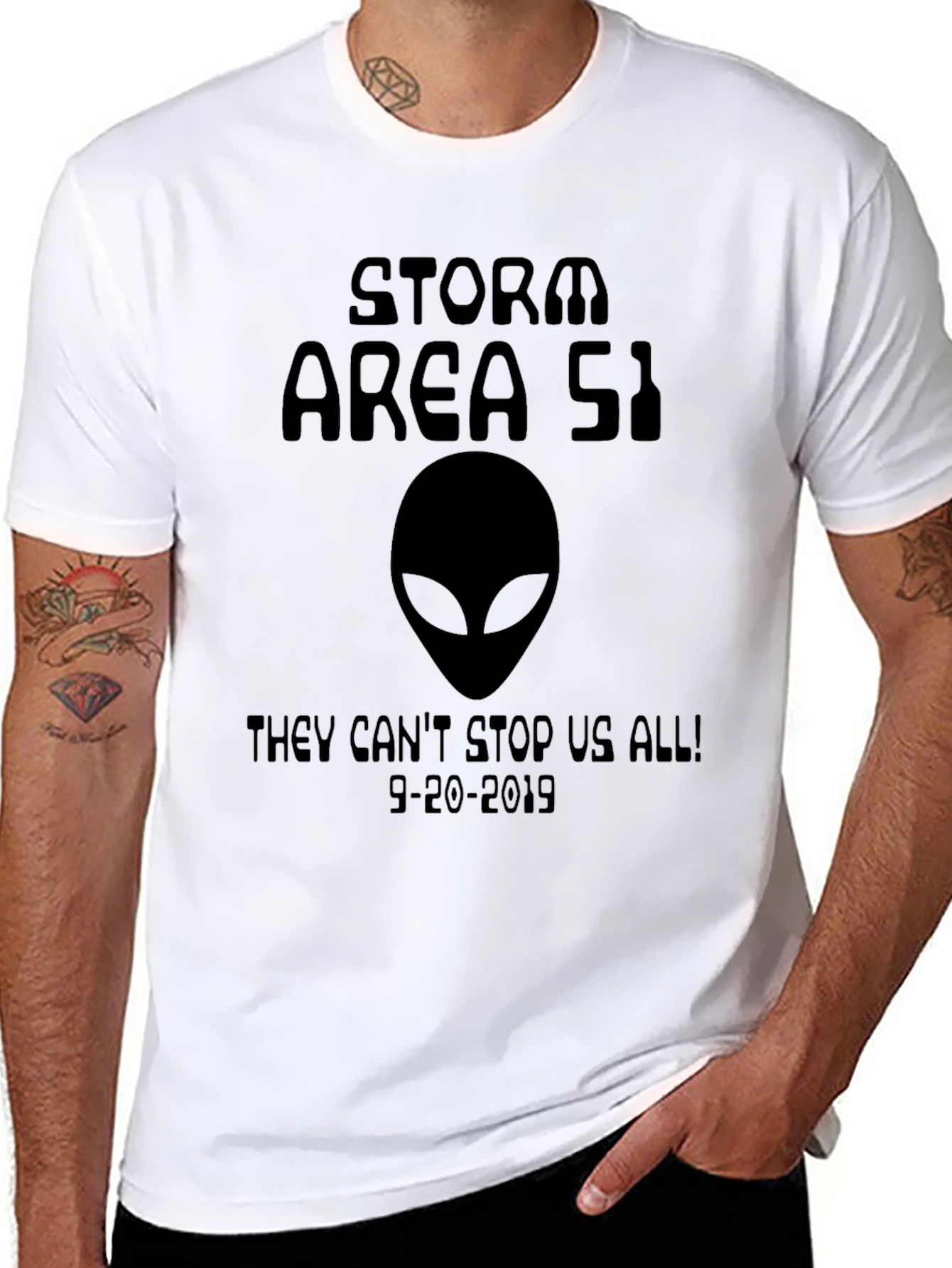 Storm Area 51 Black Graphic Tee