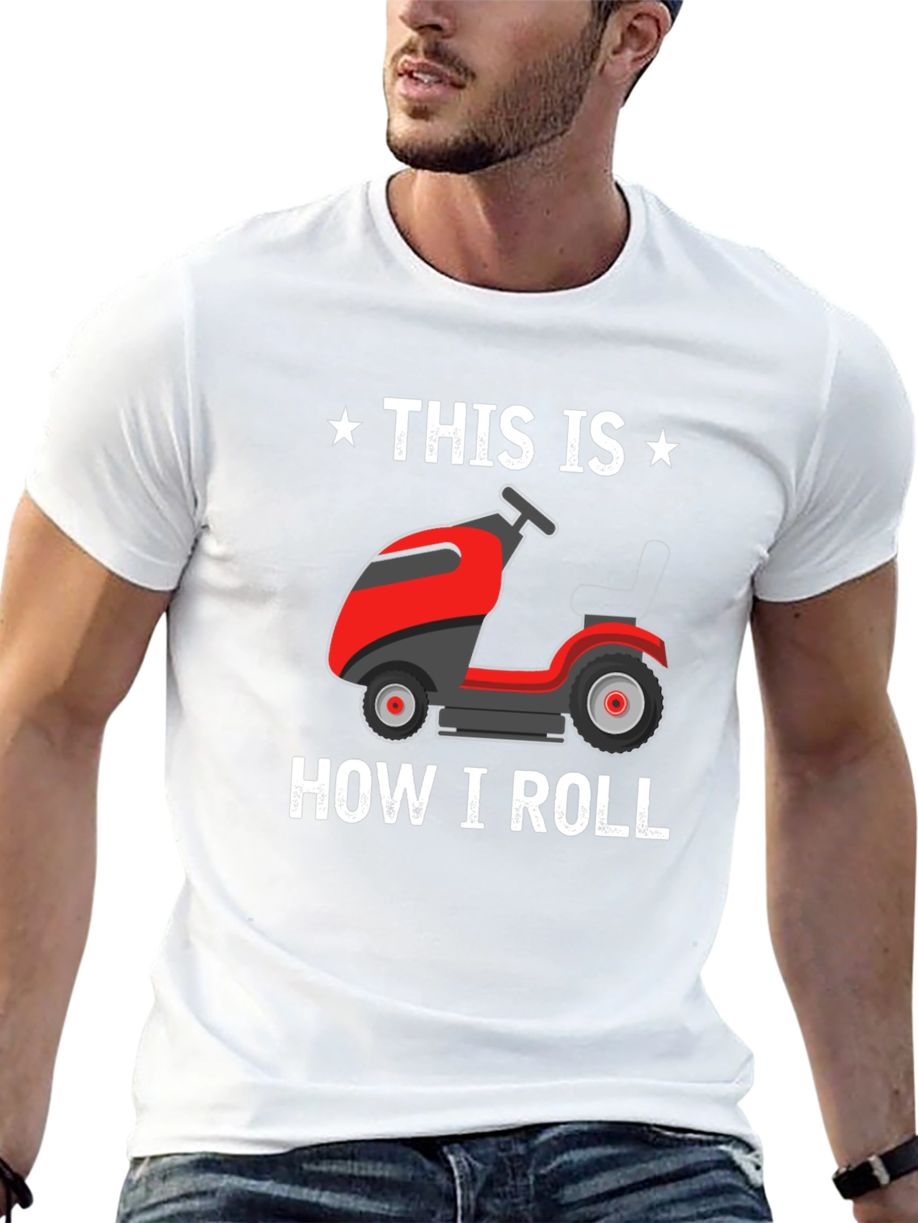 This Is How I Roll Lawn Mower T-Shirt