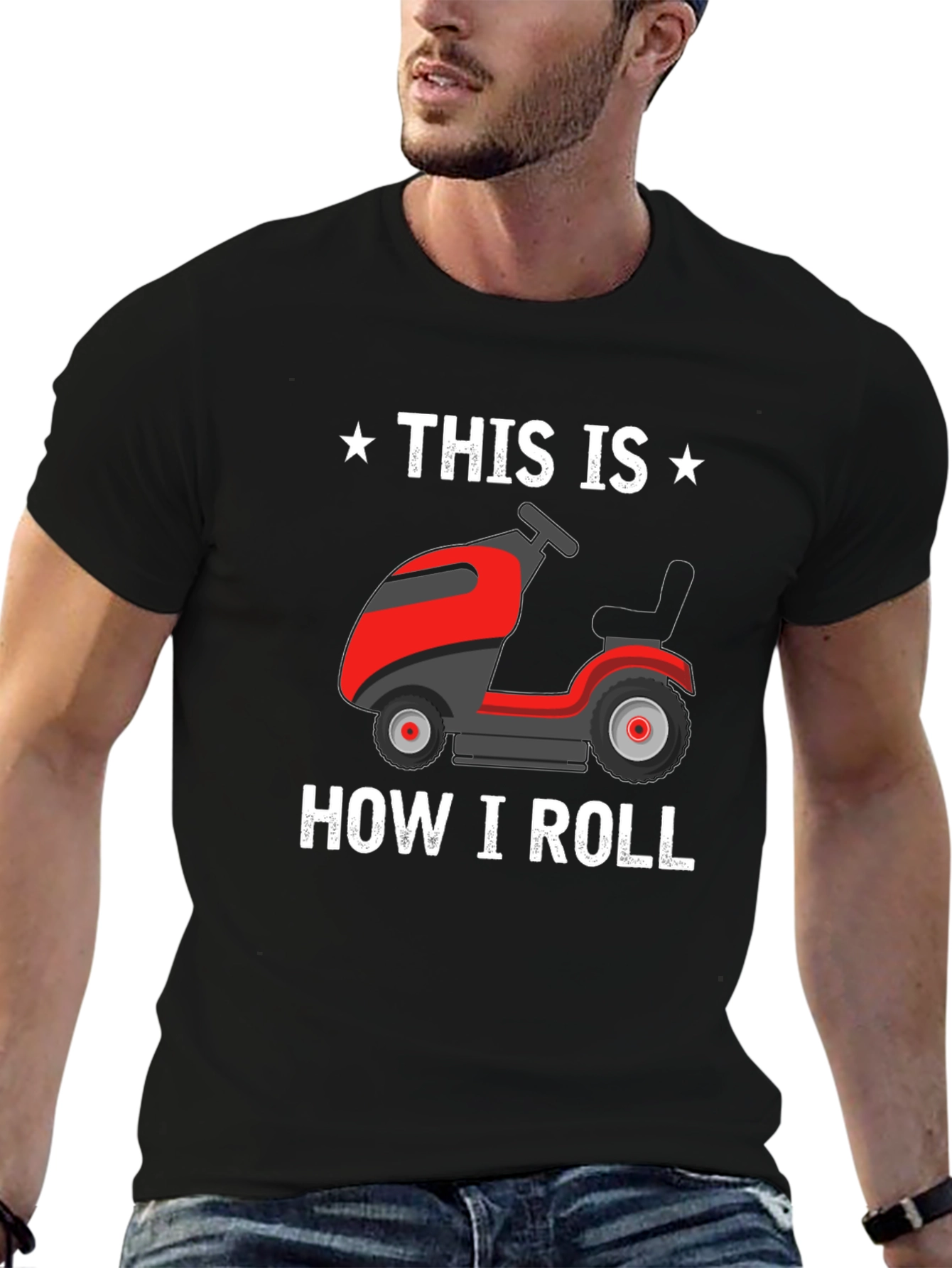 This Is How I Roll Lawn Mower T-Shirt