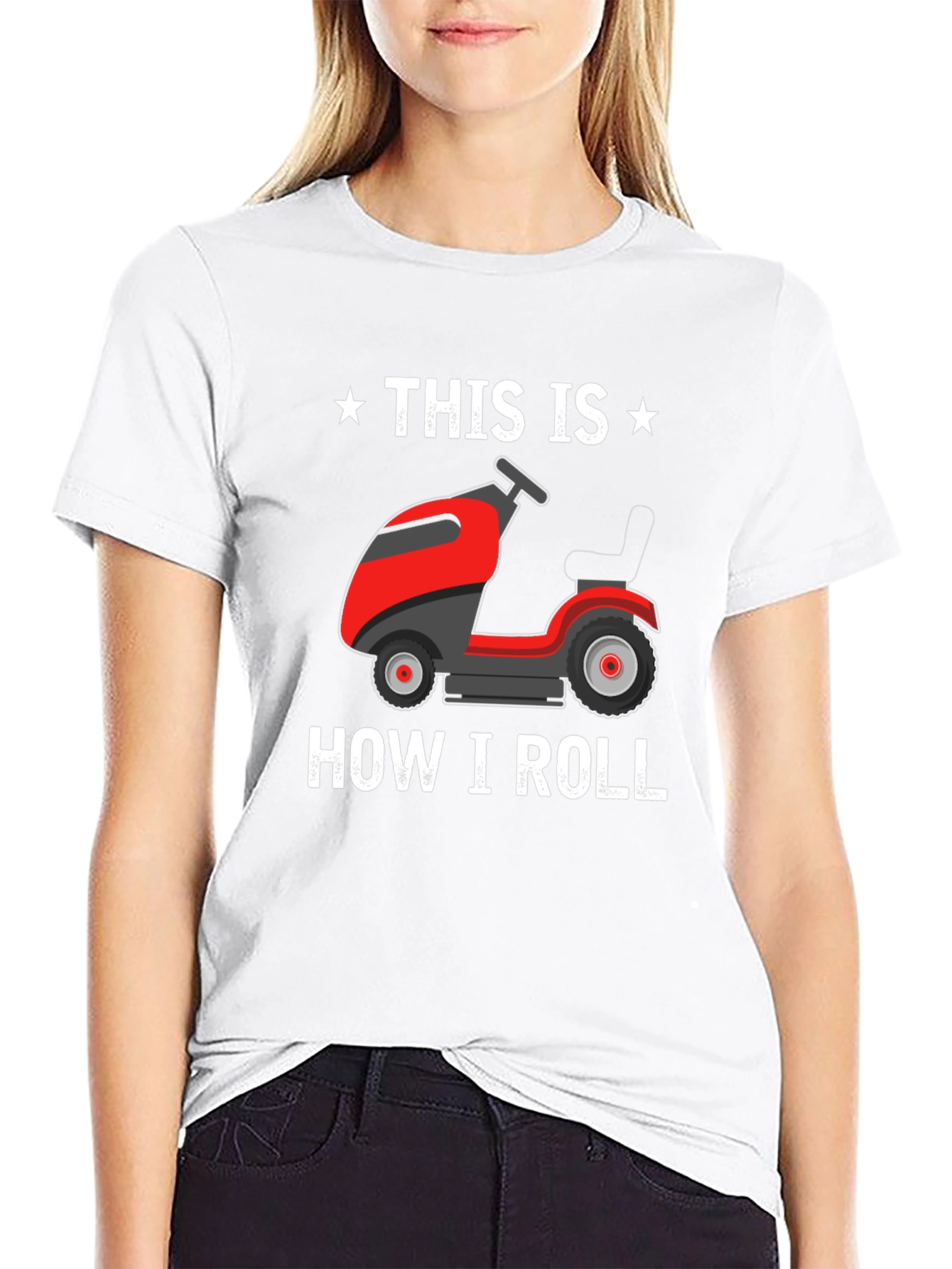 This Is How I Roll Lawn Mower T-Shirt