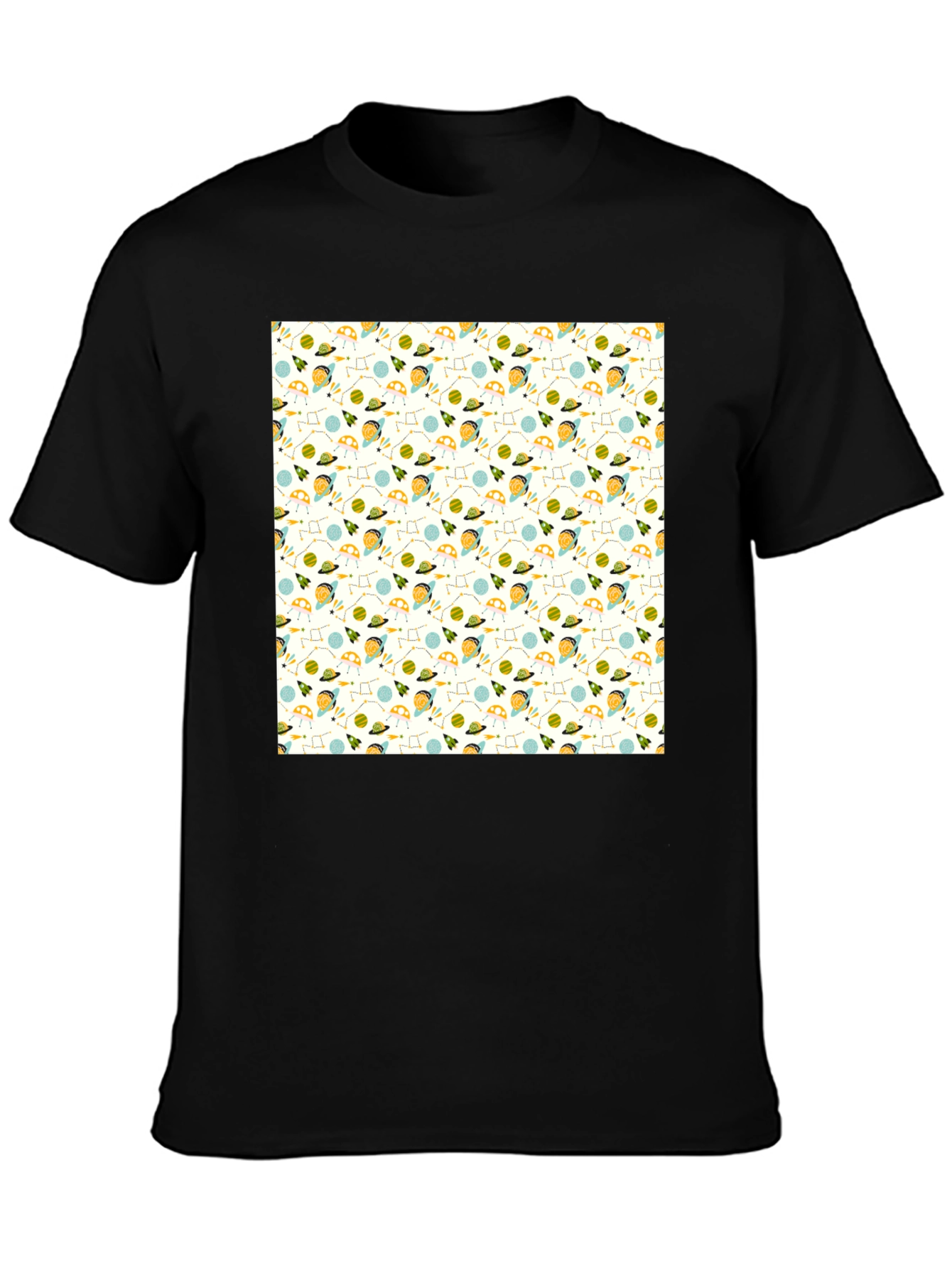 Cosmic Adventure Tee - Black