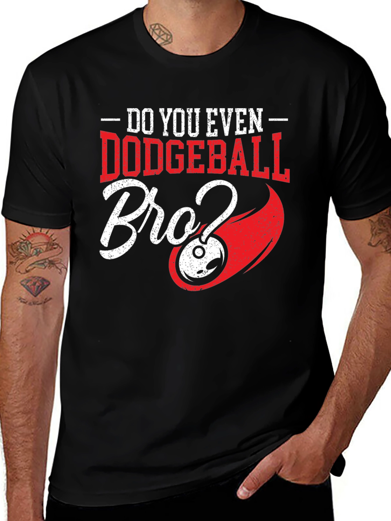 Do You Even Dodgeball Bro? Graphic T-Shirt