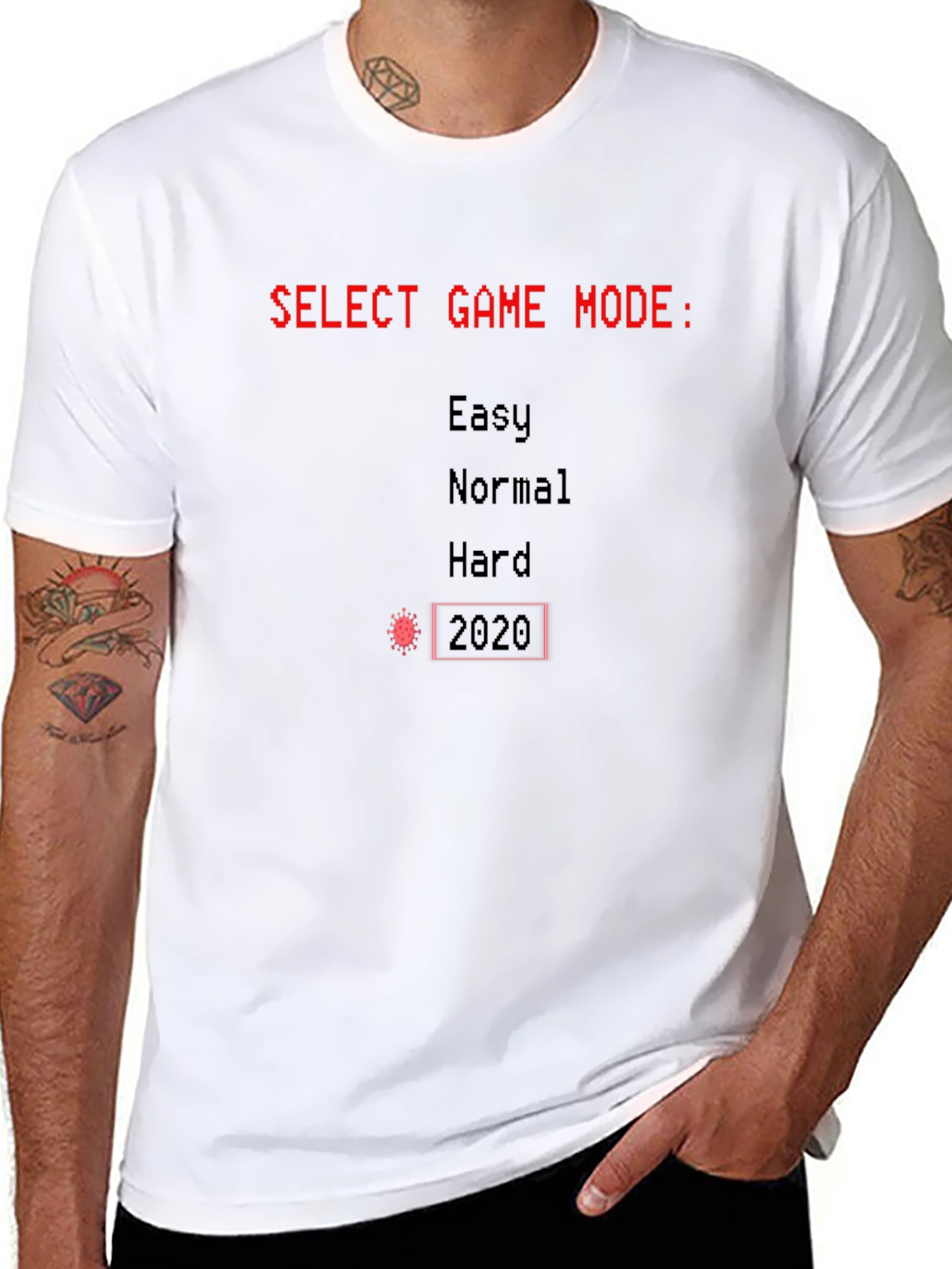 Game Mode 2020 Black T-Shirt