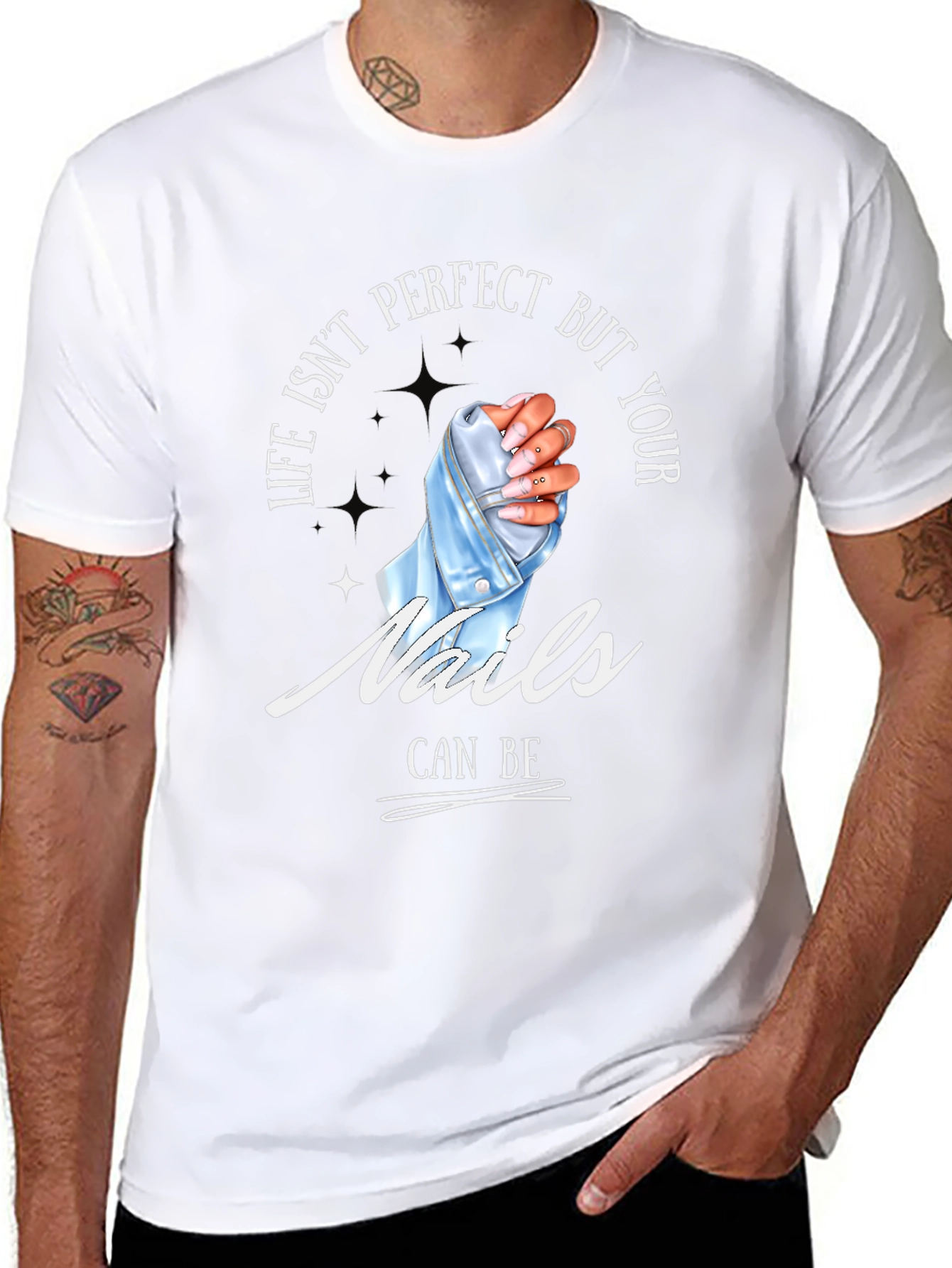 Life Isnt Perfect Your Nails Can Be - T-Shirt
