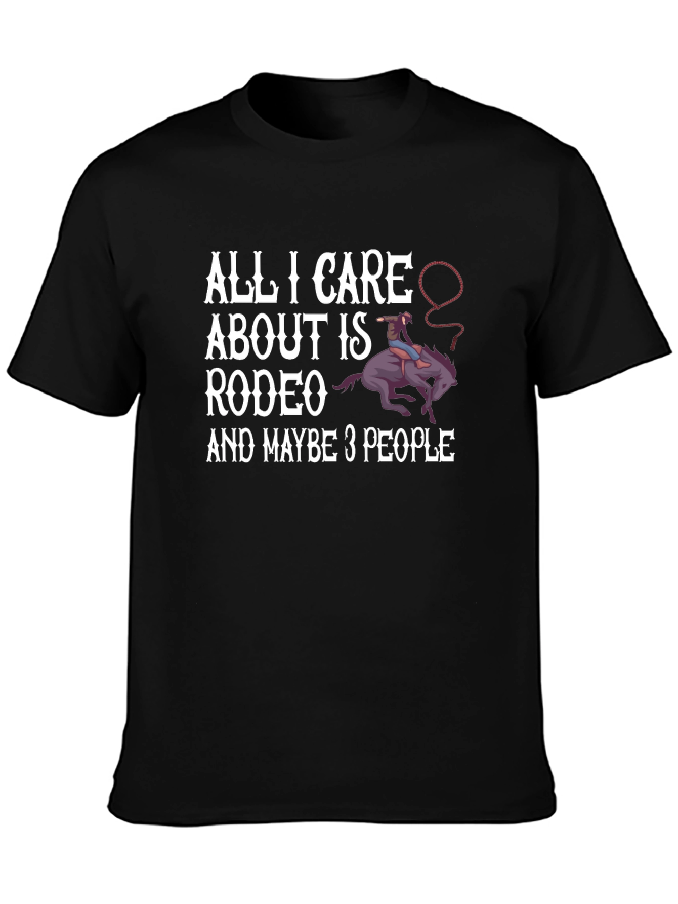 Rodeo & 3 People Graphic T-Shirt