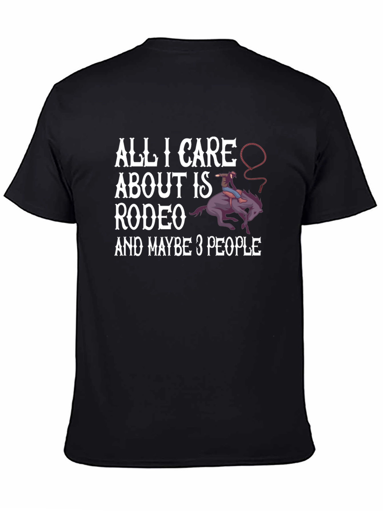 Rodeo & 3 People Graphic T-Shirt