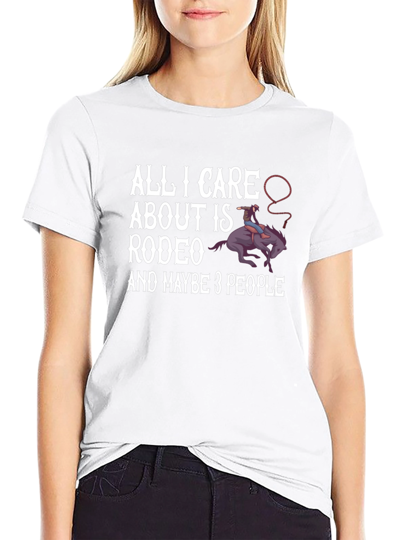 Rodeo & 3 People Graphic T-Shirt