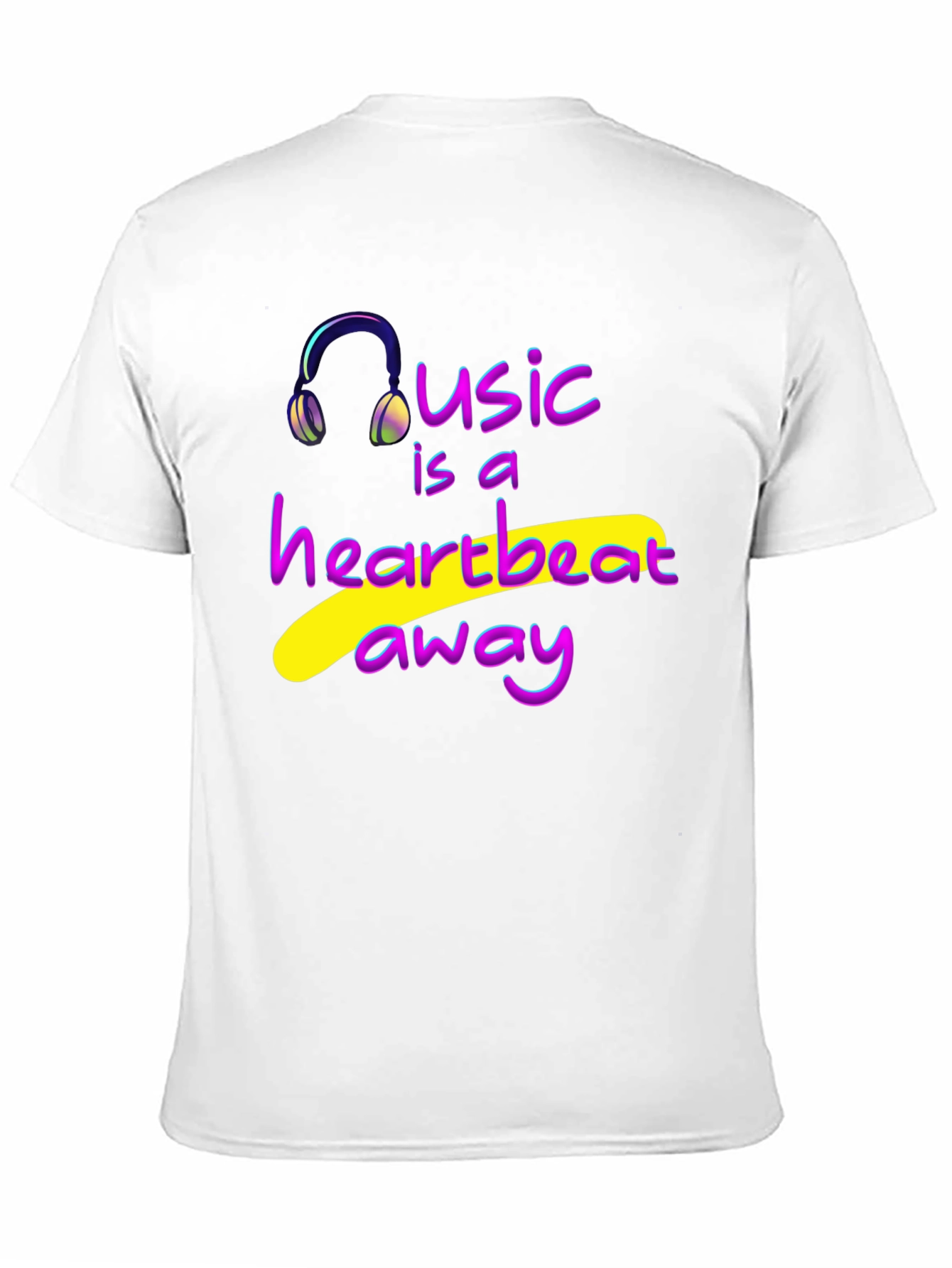 Music is a Heartbeat Away Graphic Tee