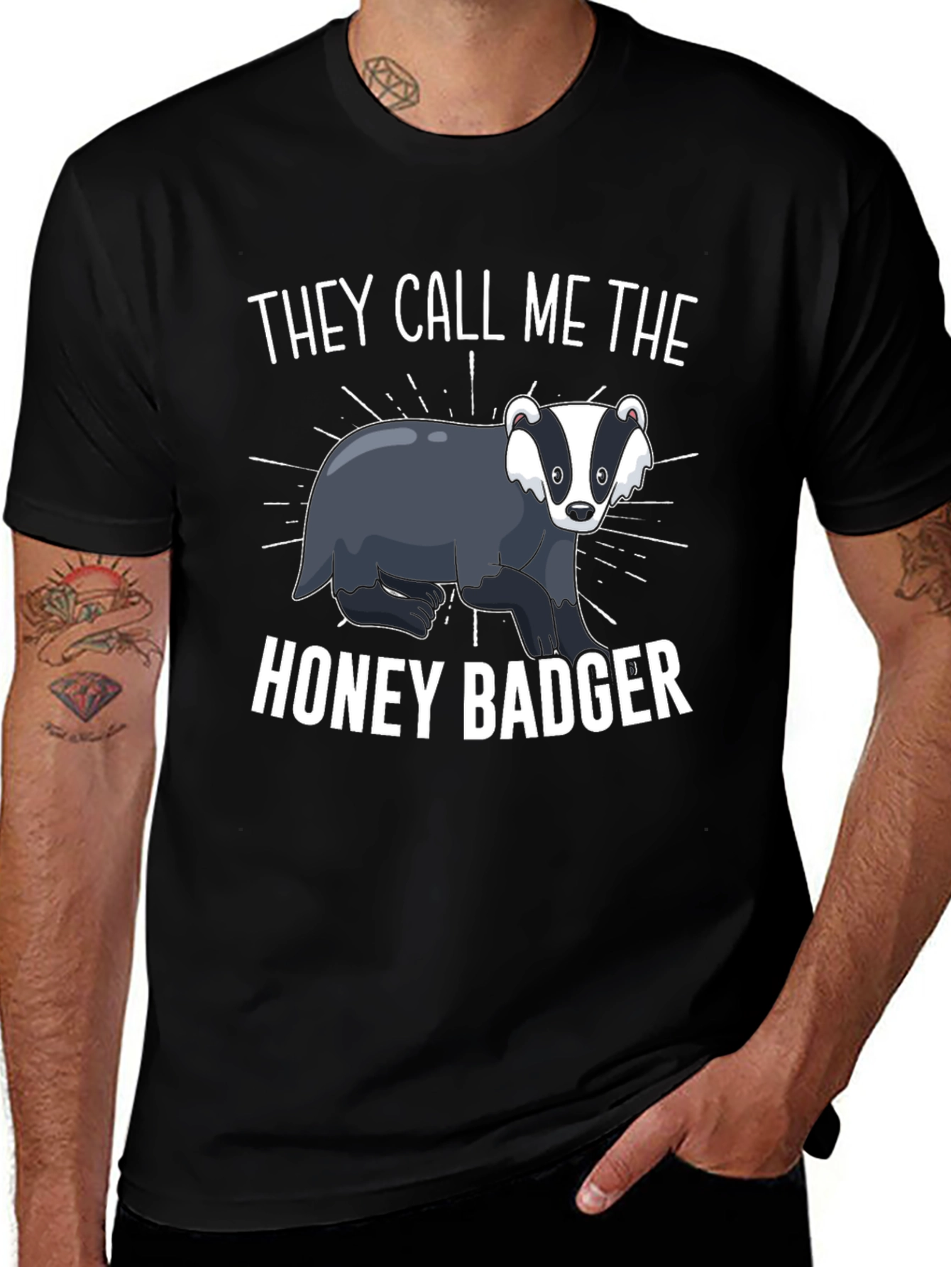 Honey Badger Graphic T-Shirt - Unisex