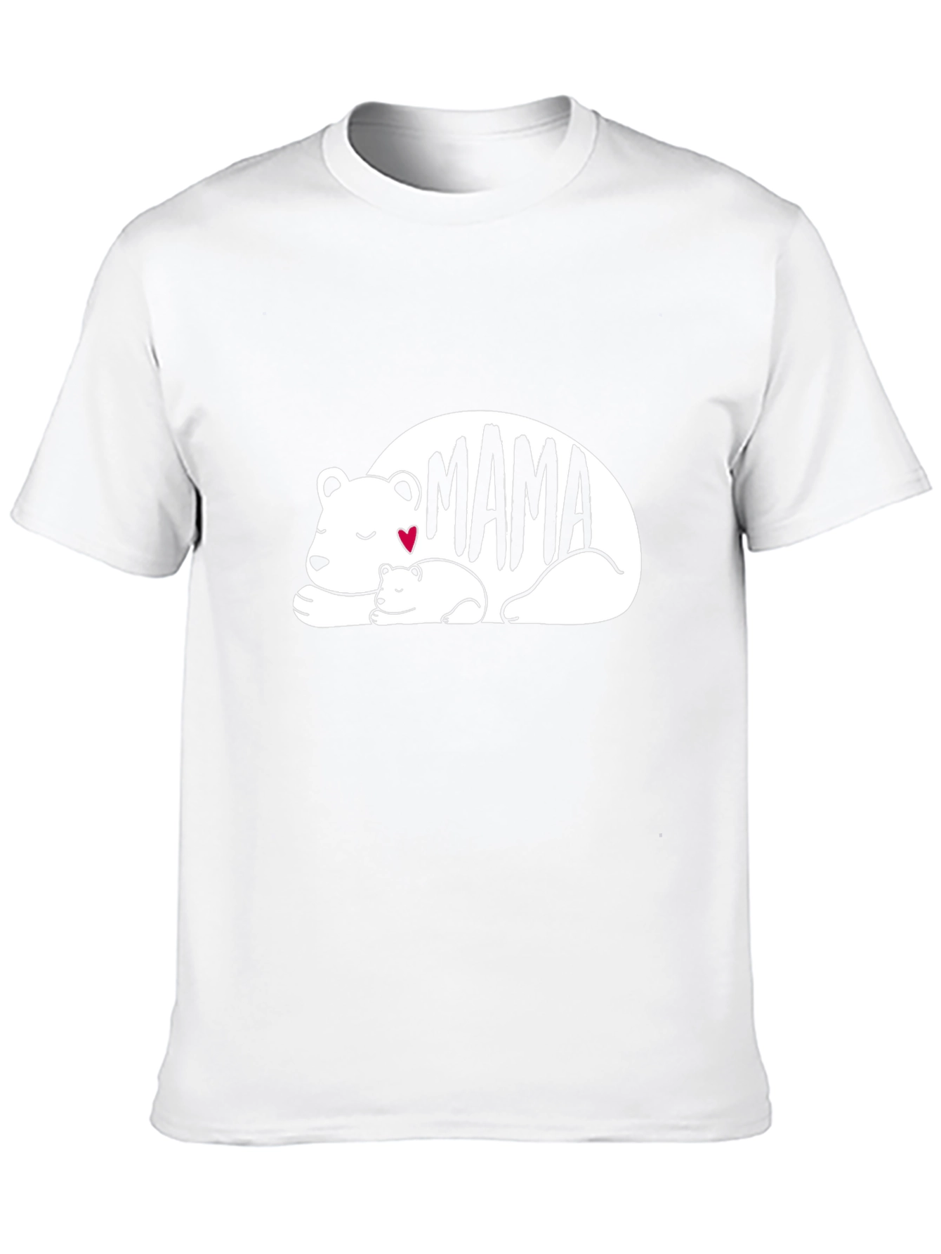 Mama Bear Graphic T-Shirt - Black Casual Tee