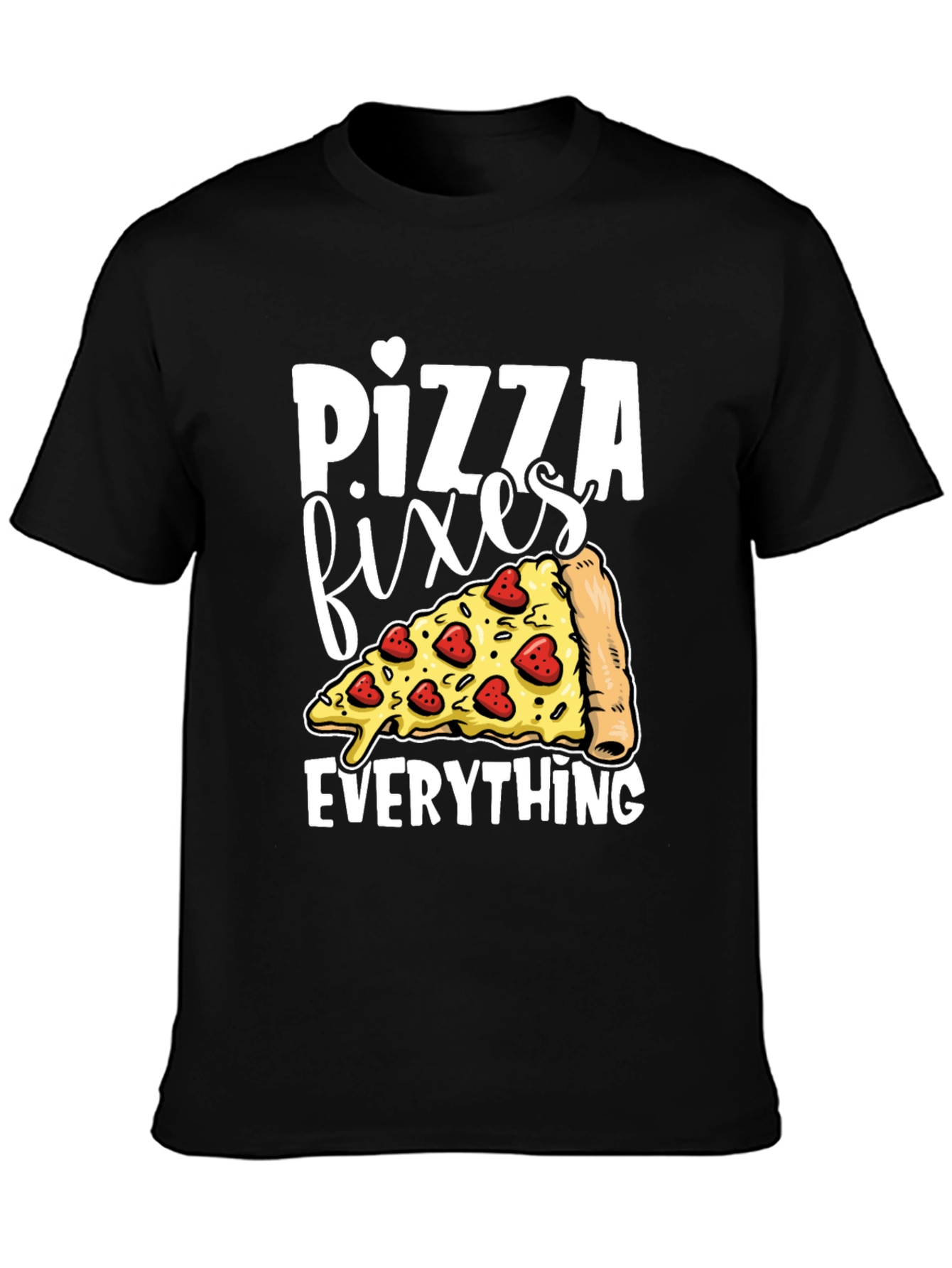 Pizza Fixes Everything Graphic Tee