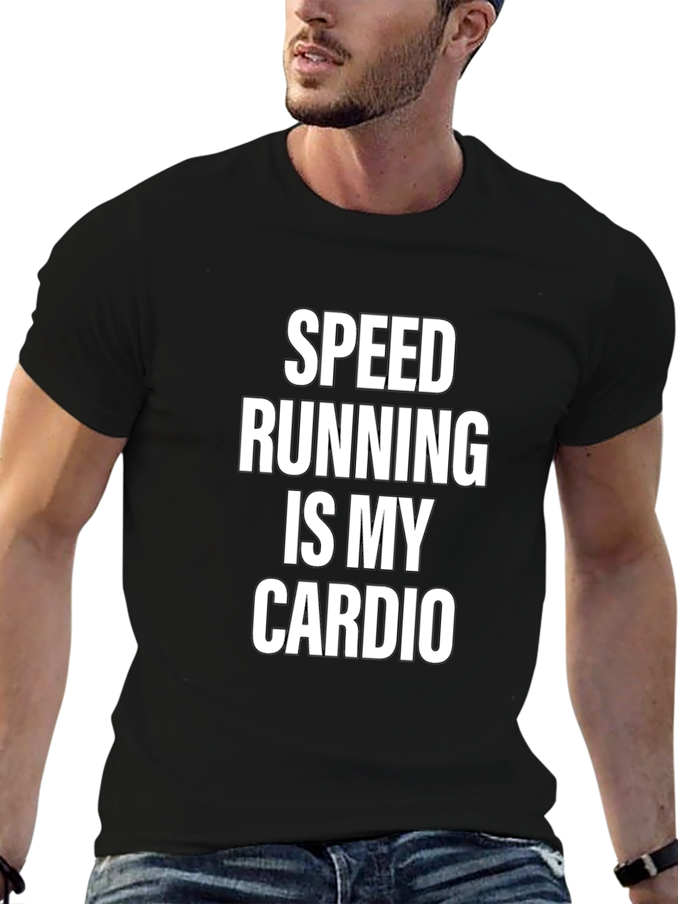 Speed Running Is My Cardio Graphic T-Shirt