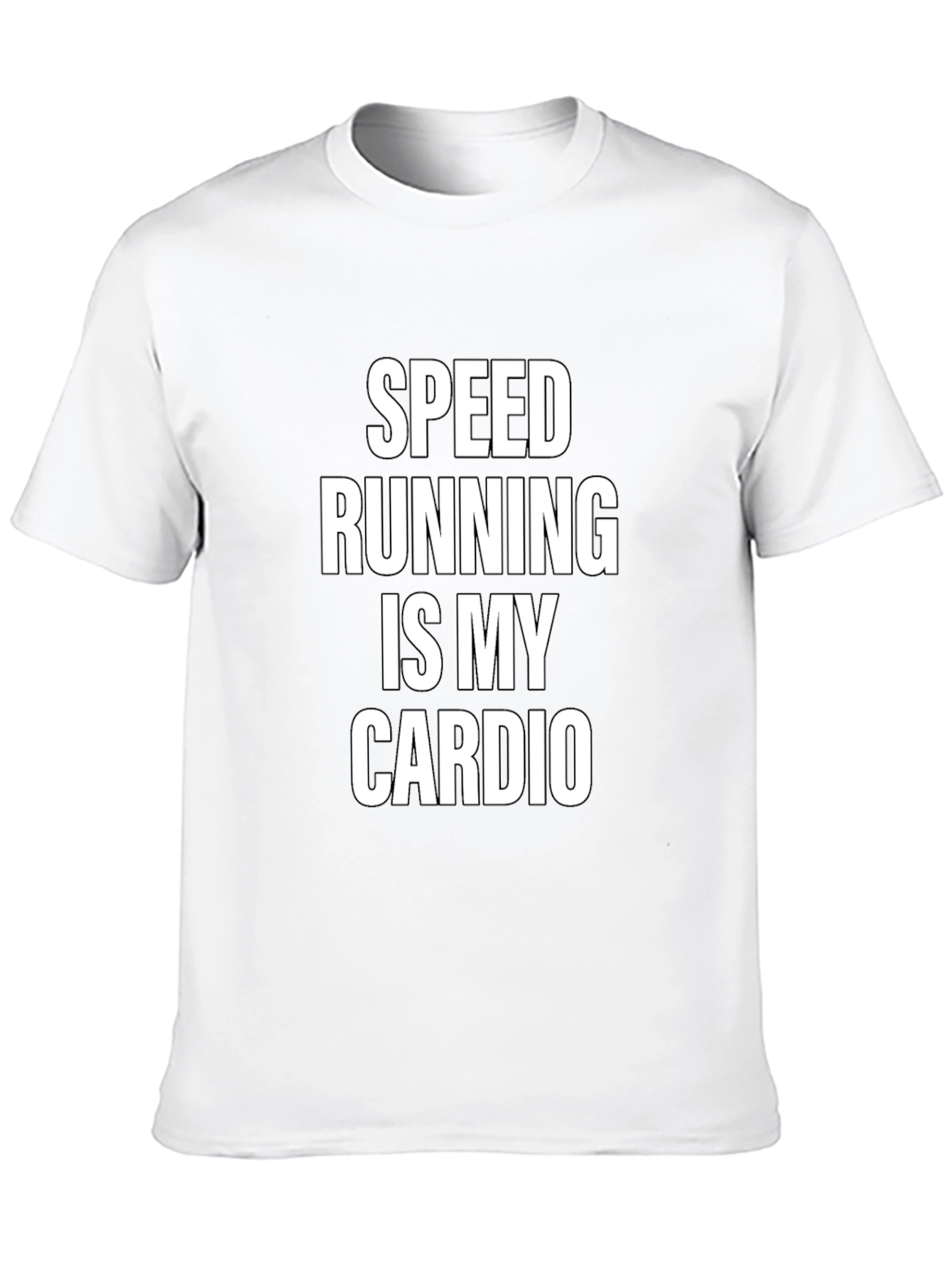 Speed Running Is My Cardio Graphic T-Shirt