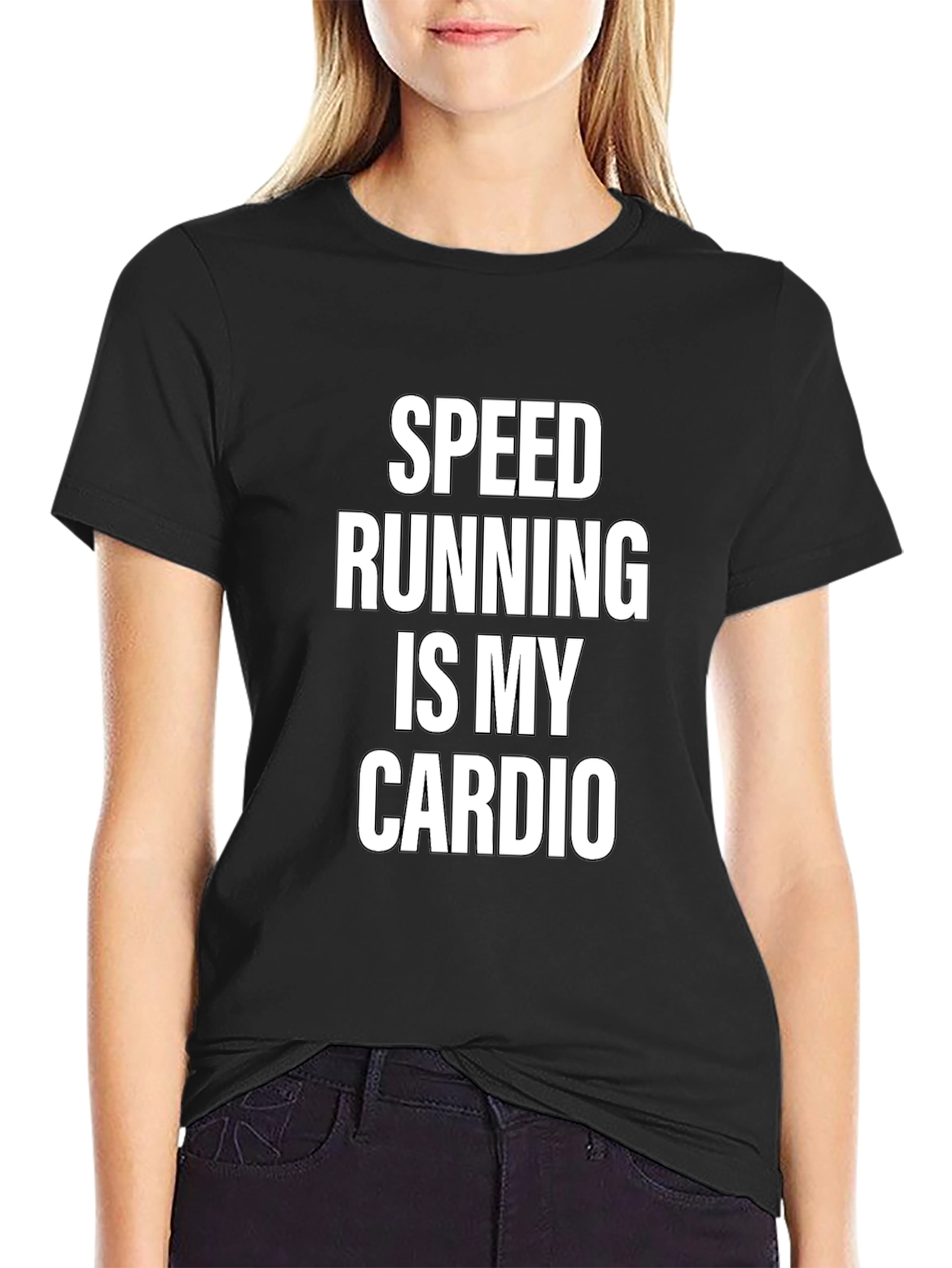 Speed Running Is My Cardio Graphic T-Shirt