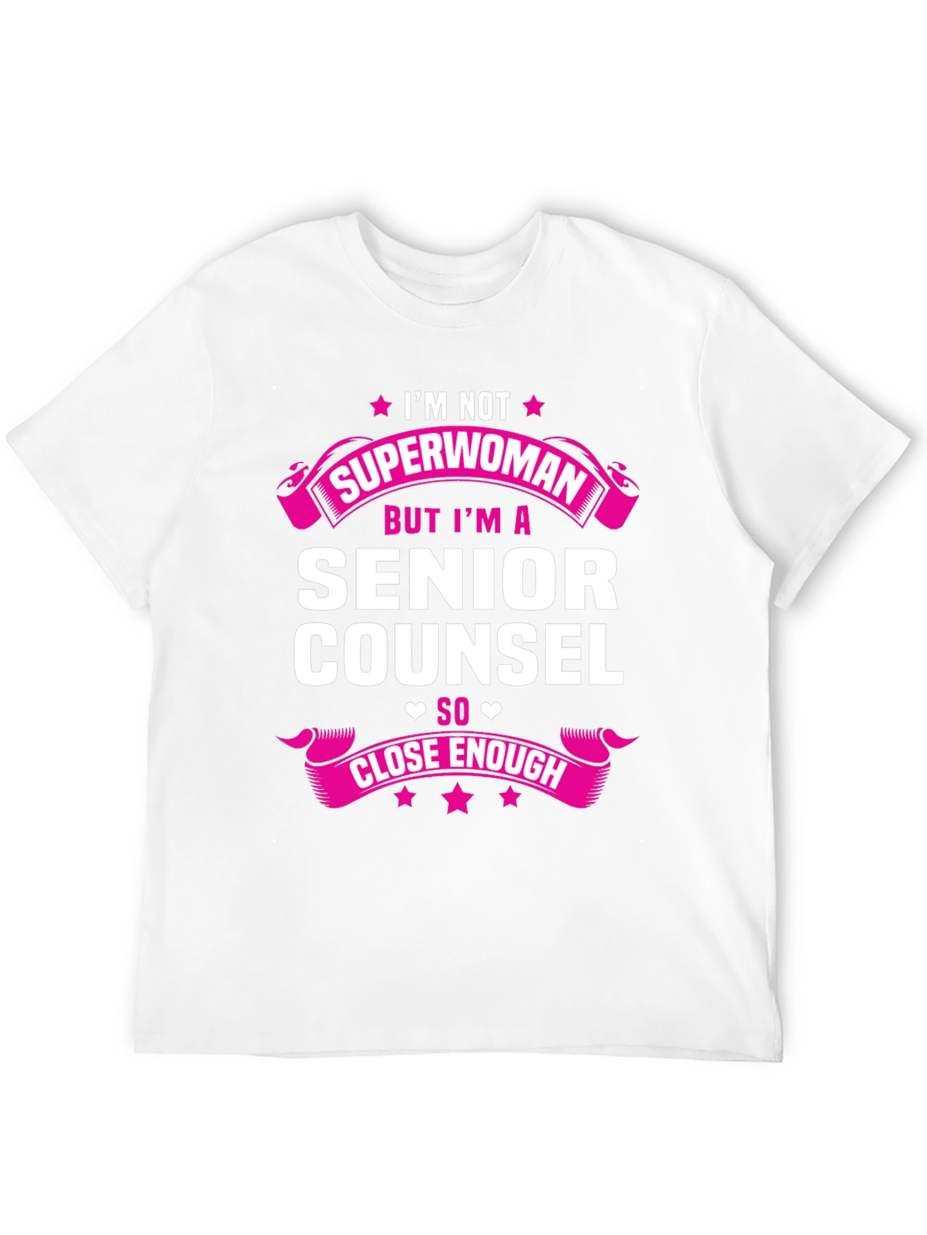 Senior Counsel Superwoman Graphic Tee - Black