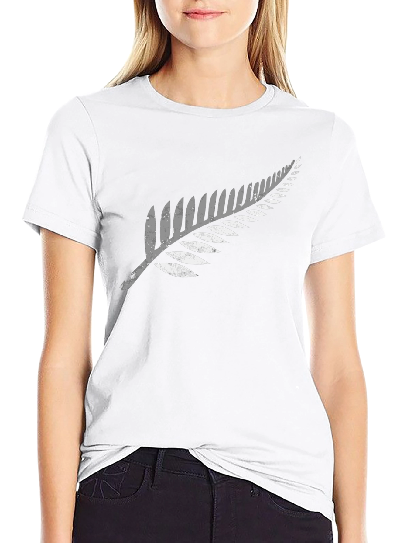 Fern Graphic Black T-Shirt